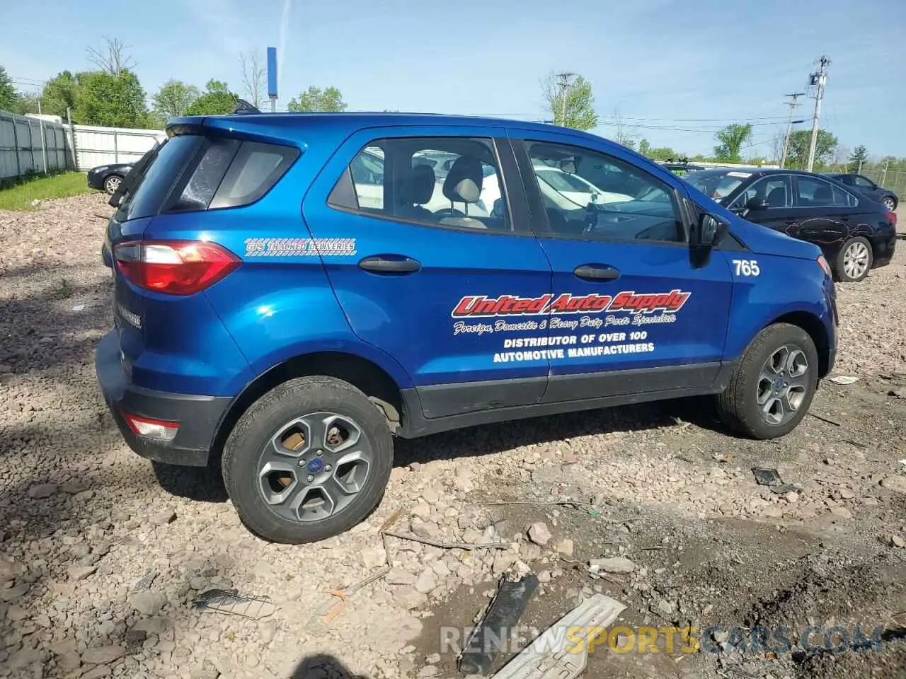3 Photograph of a damaged car MAJ6S3FL9MC450912 FORD ECOSPORT 2021
