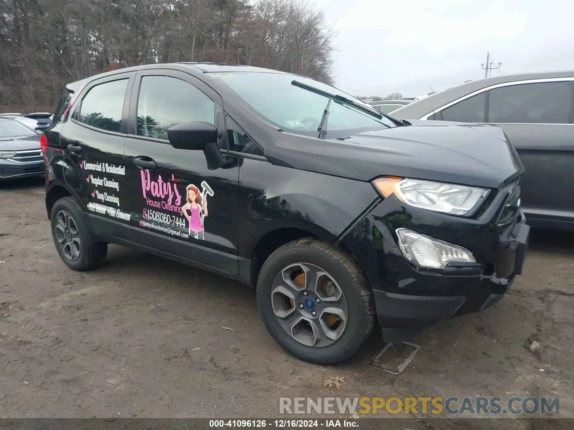 1 Photograph of a damaged car MAJ6S3FLXMC401881 FORD ECOSPORT 2021