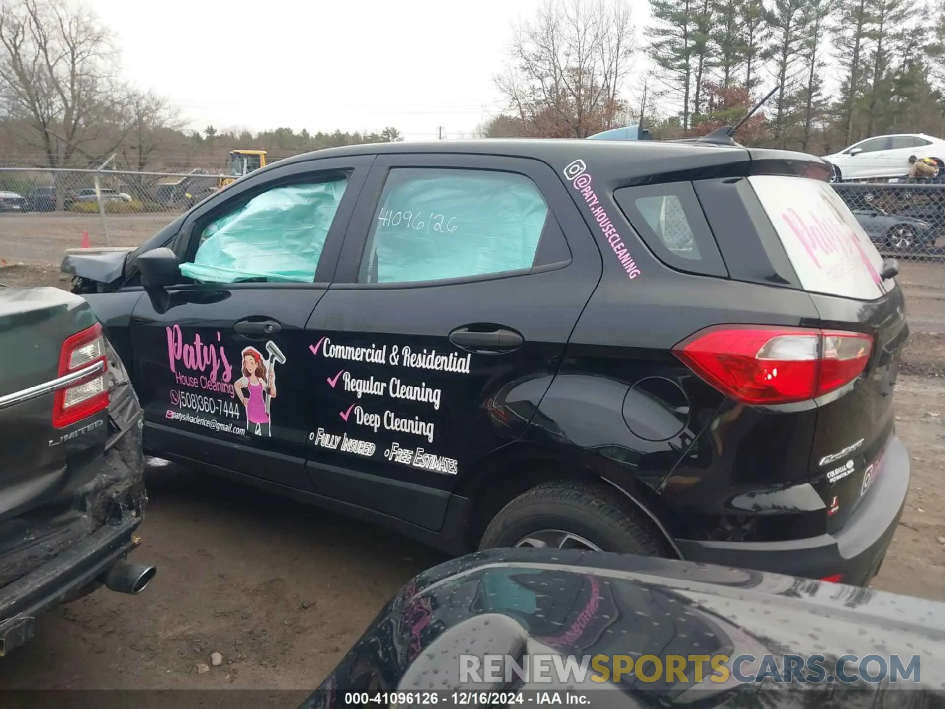 14 Photograph of a damaged car MAJ6S3FLXMC401881 FORD ECOSPORT 2021