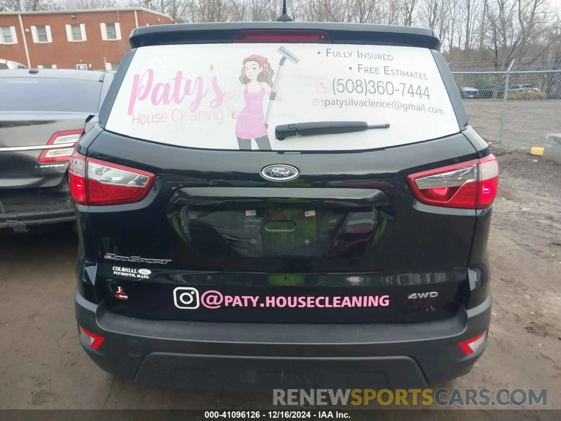 16 Photograph of a damaged car MAJ6S3FLXMC401881 FORD ECOSPORT 2021