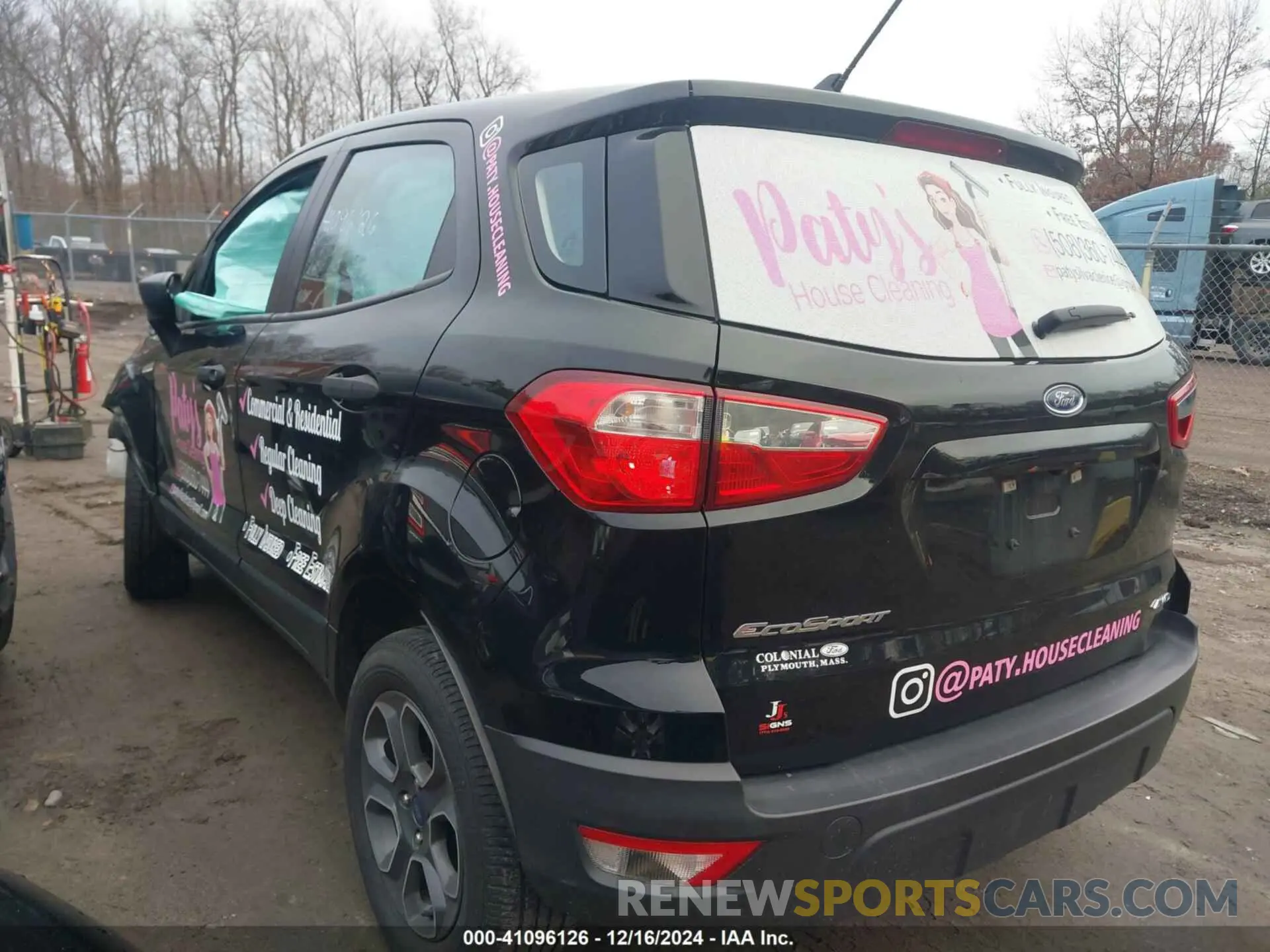 3 Photograph of a damaged car MAJ6S3FLXMC401881 FORD ECOSPORT 2021