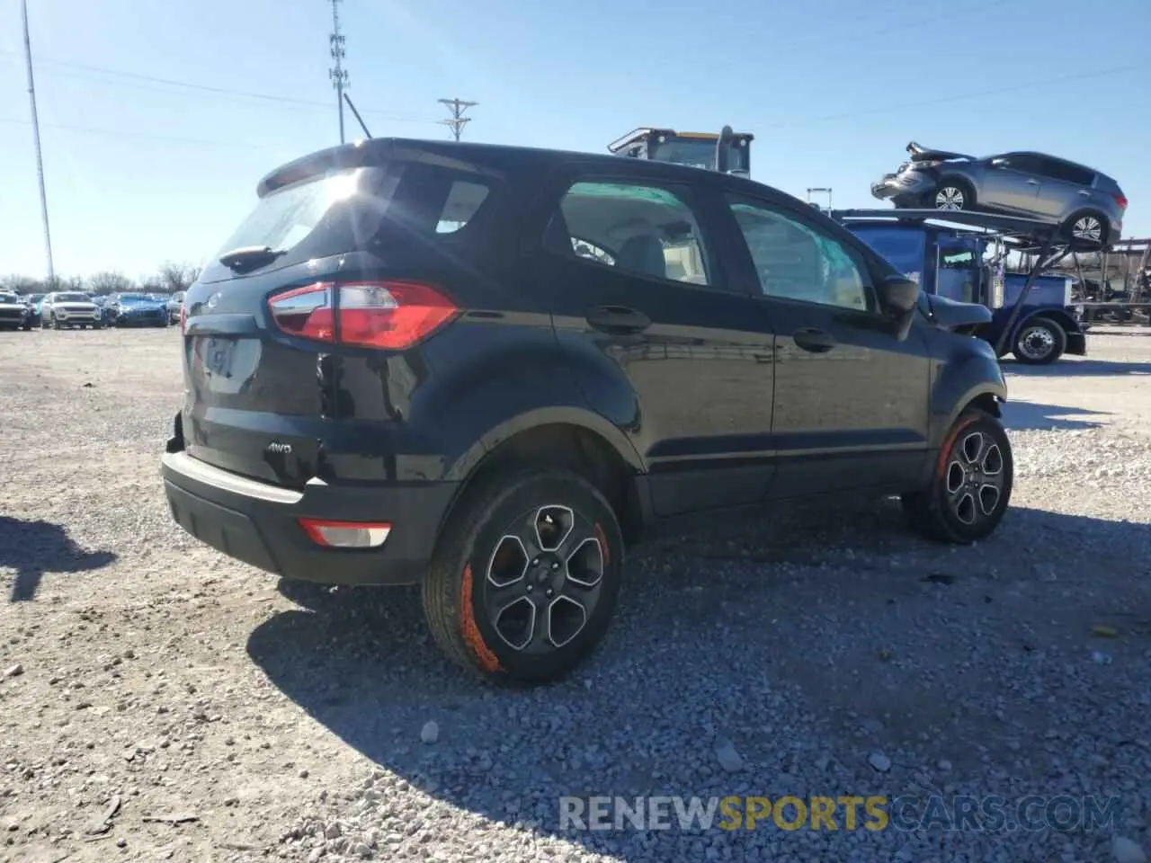 3 Photograph of a damaged car MAJ6S3FLXMC454421 FORD ECOSPORT 2021