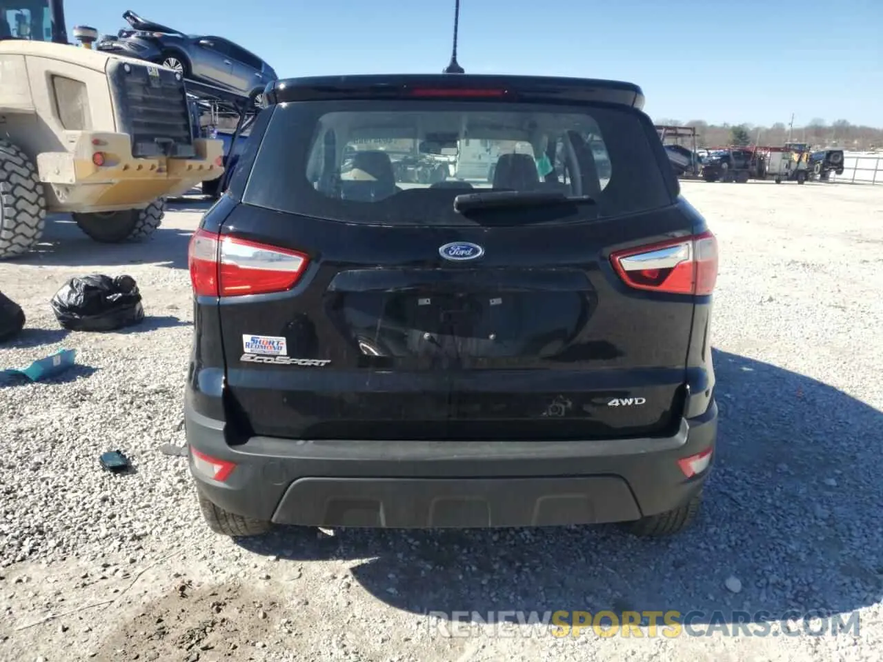 6 Photograph of a damaged car MAJ6S3FLXMC454421 FORD ECOSPORT 2021