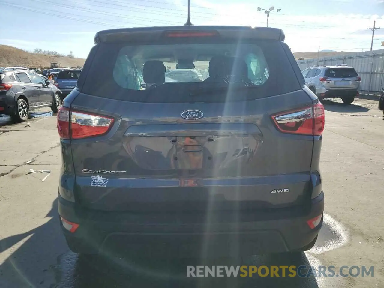 6 Photograph of a damaged car MAJ6S3FLXMC455214 FORD ECOSPORT 2021