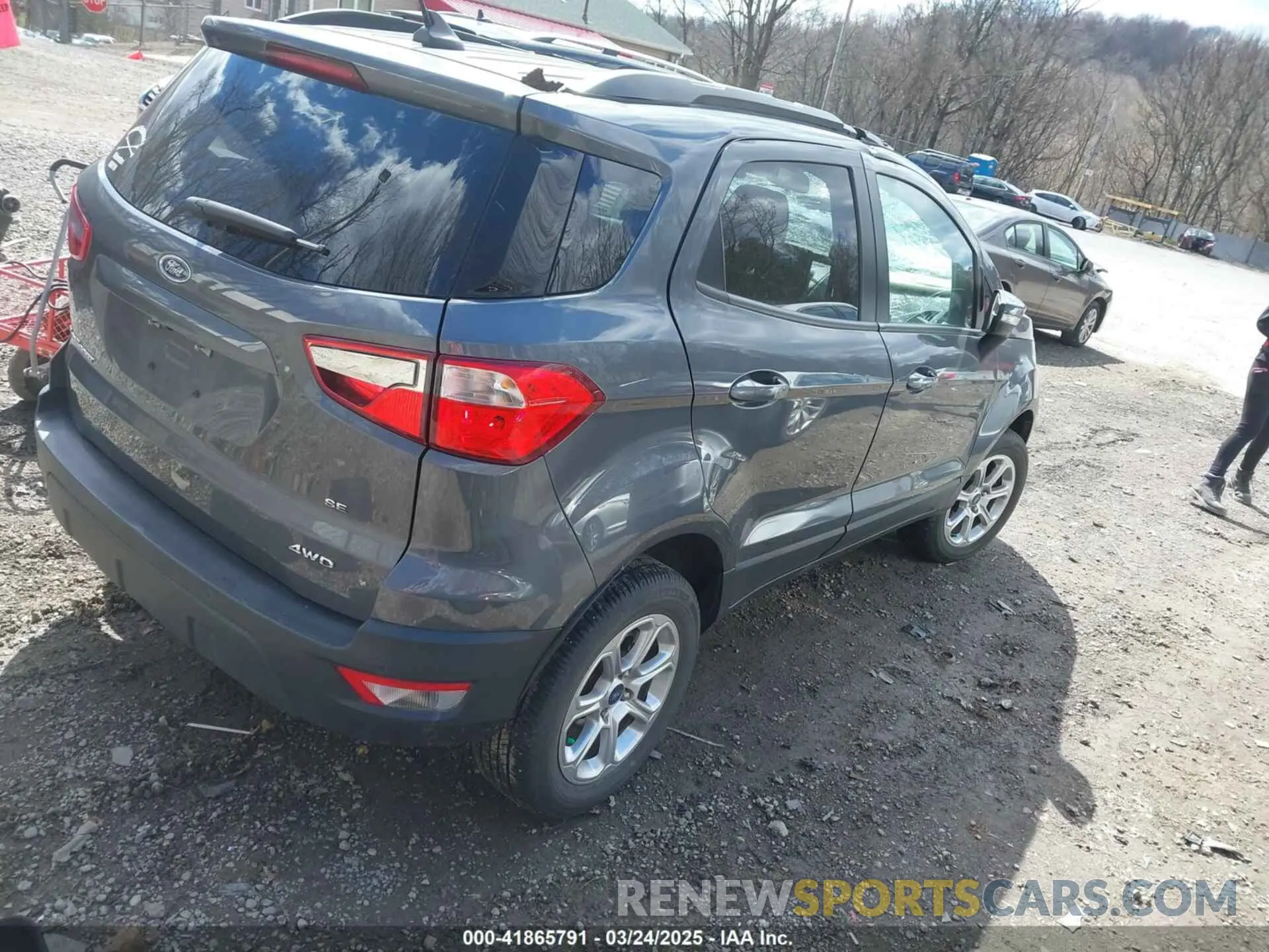 4 Photograph of a damaged car MAJ6S3GL0MC404528 FORD ECOSPORT 2021