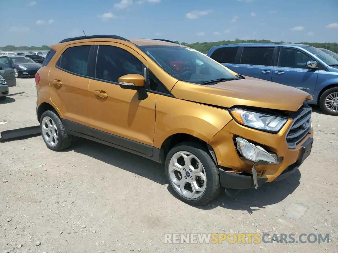 4 Photograph of a damaged car MAJ6S3GL0MC409132 FORD ECOSPORT 2021