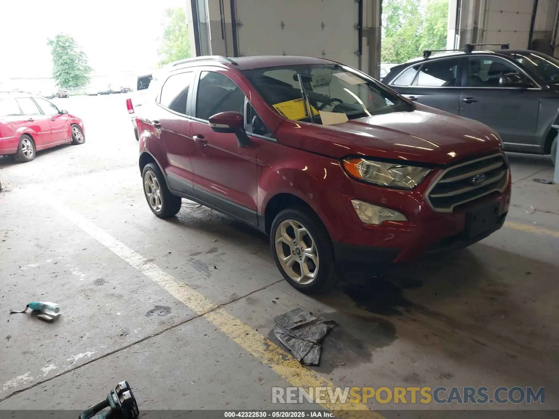 1 Photograph of a damaged car MAJ6S3GL0MC410684 FORD ECOSPORT 2021