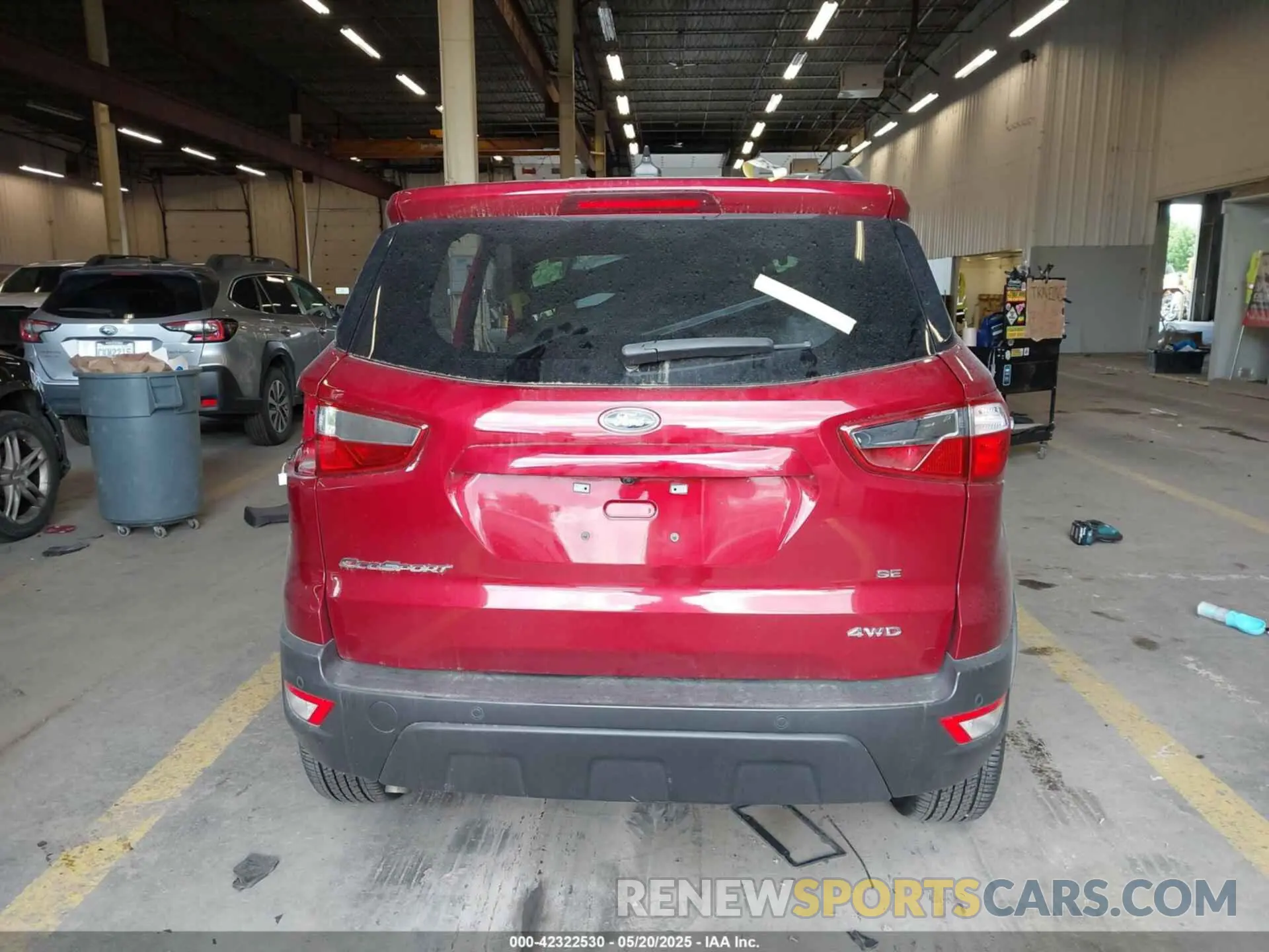 16 Photograph of a damaged car MAJ6S3GL0MC410684 FORD ECOSPORT 2021