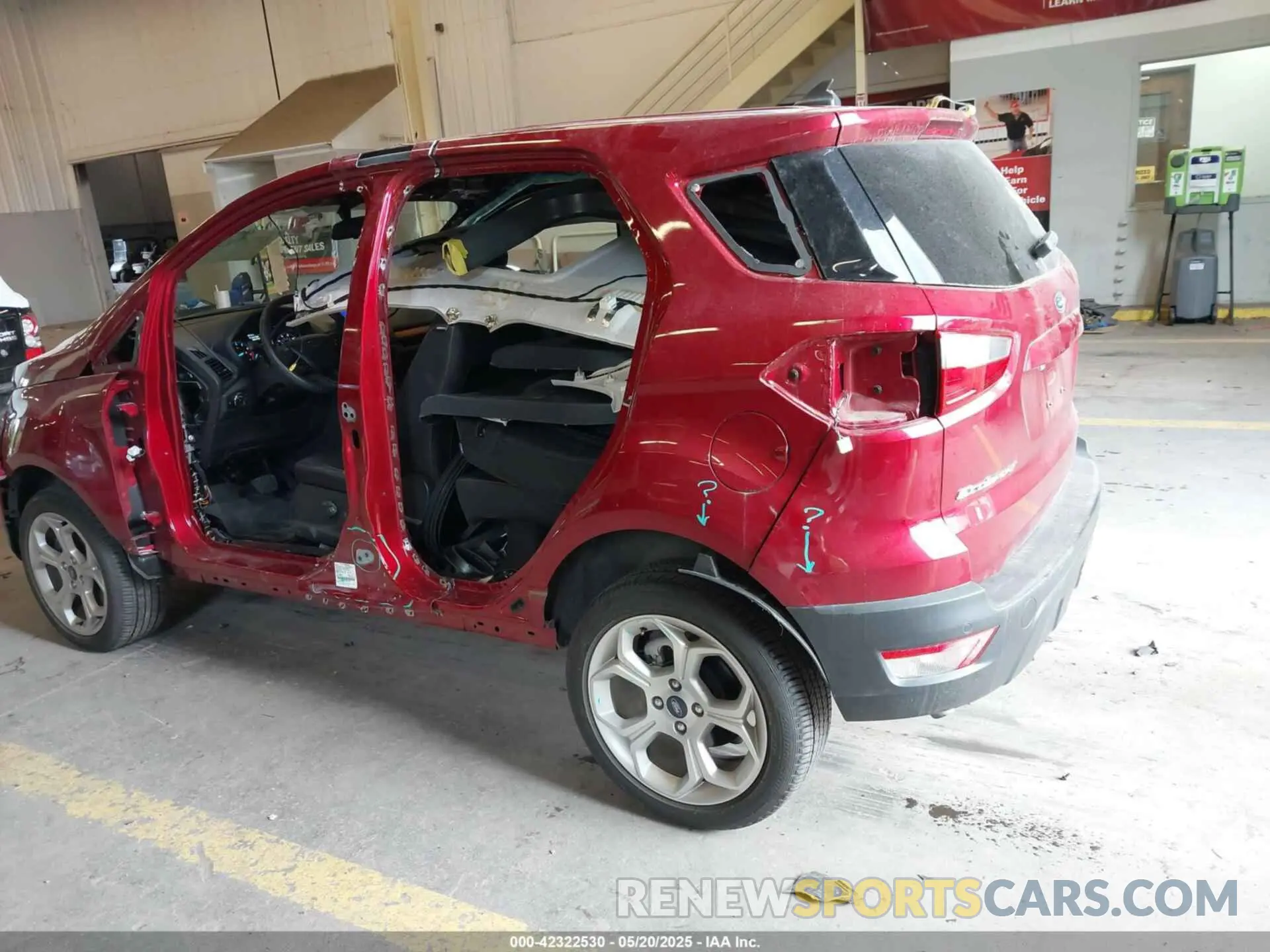 18 Photograph of a damaged car MAJ6S3GL0MC410684 FORD ECOSPORT 2021