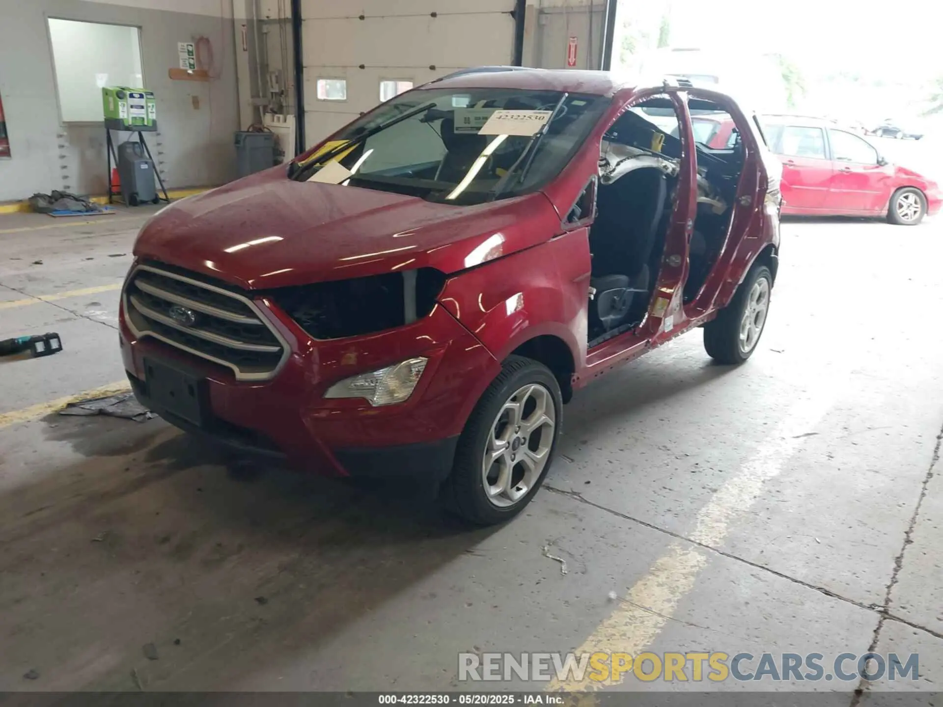 2 Photograph of a damaged car MAJ6S3GL0MC410684 FORD ECOSPORT 2021