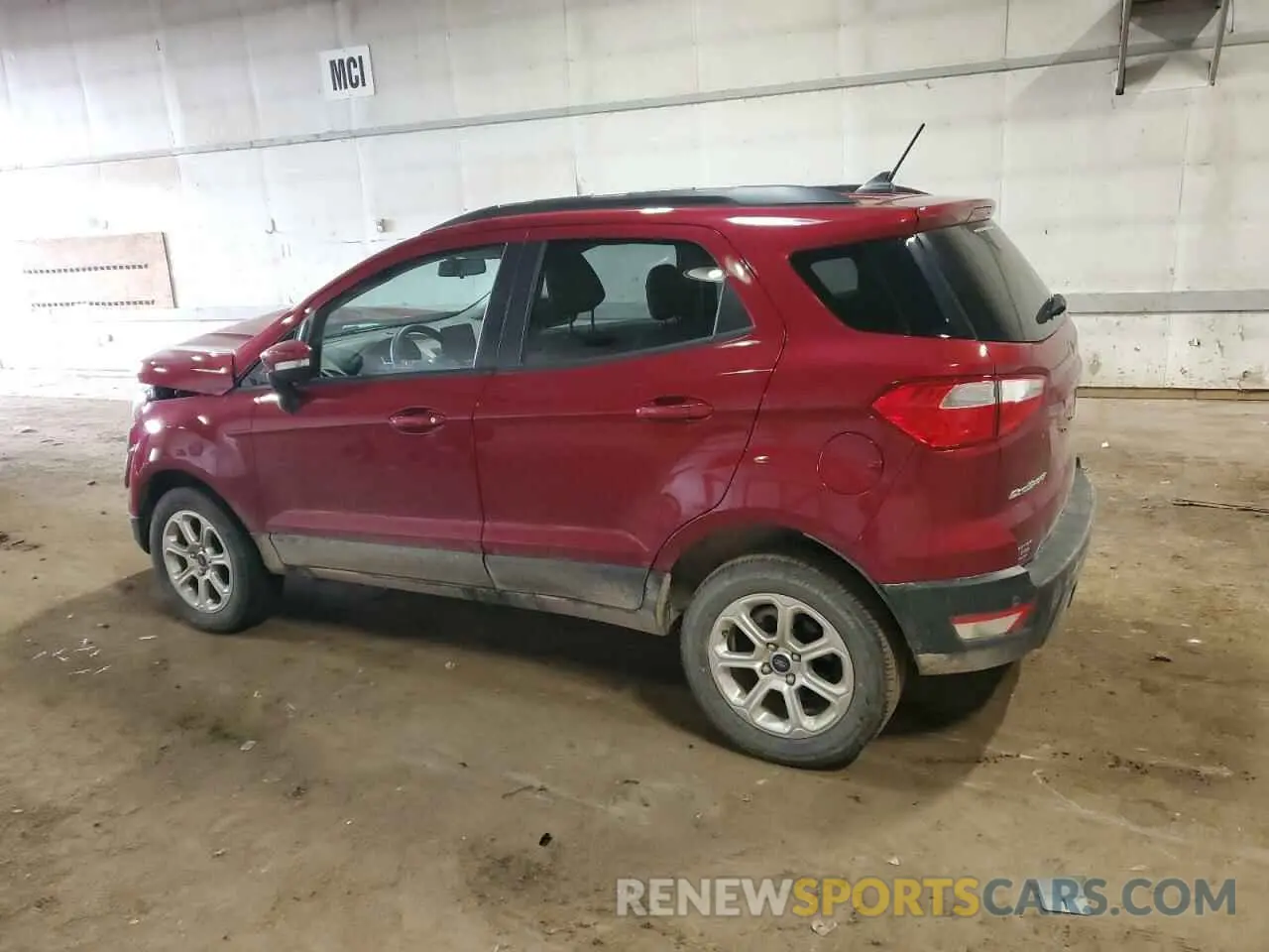 2 Photograph of a damaged car MAJ6S3GL0MC440932 FORD ECOSPORT 2021