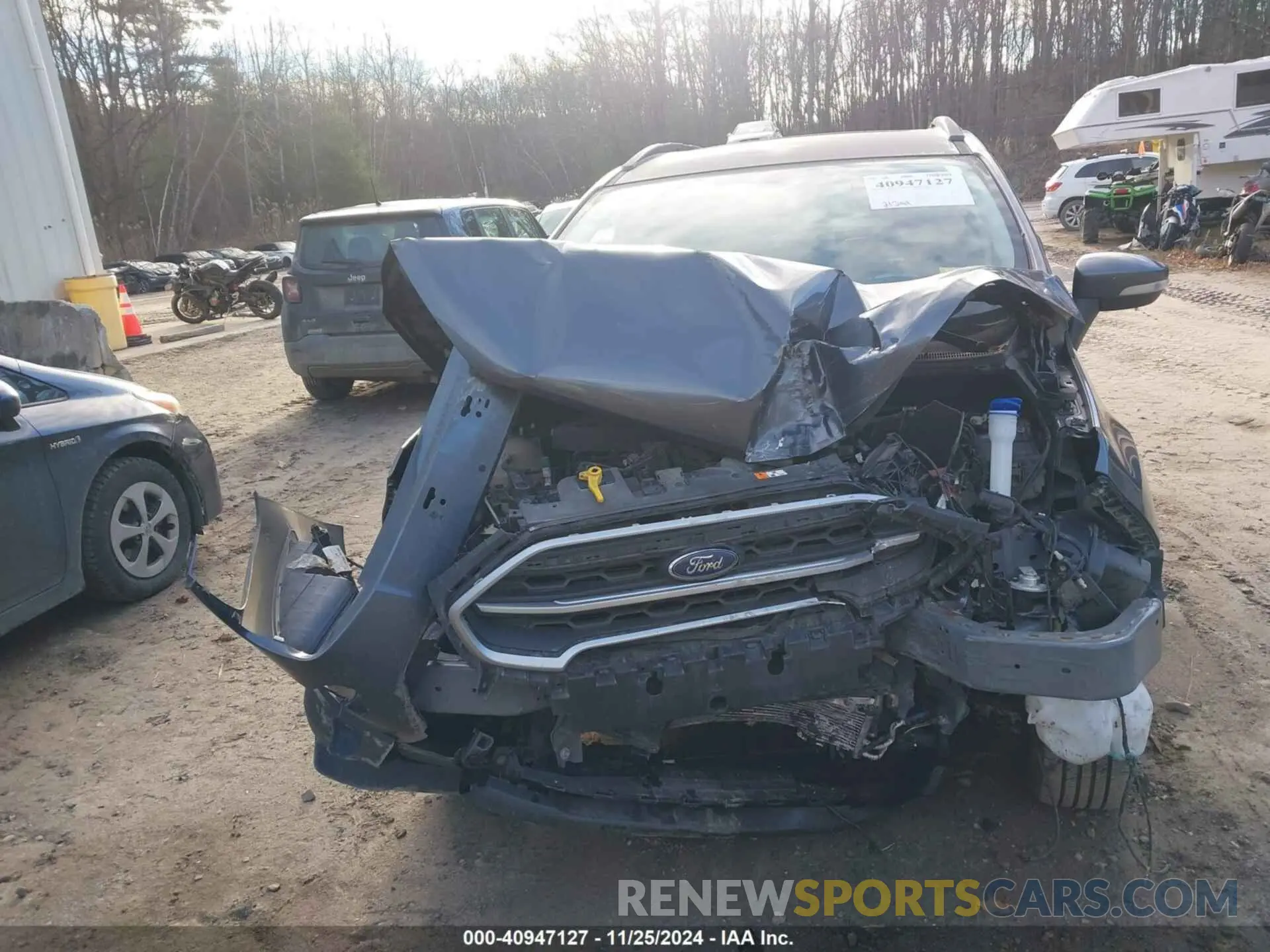 12 Photograph of a damaged car MAJ6S3GL1MC397783 FORD ECOSPORT 2021