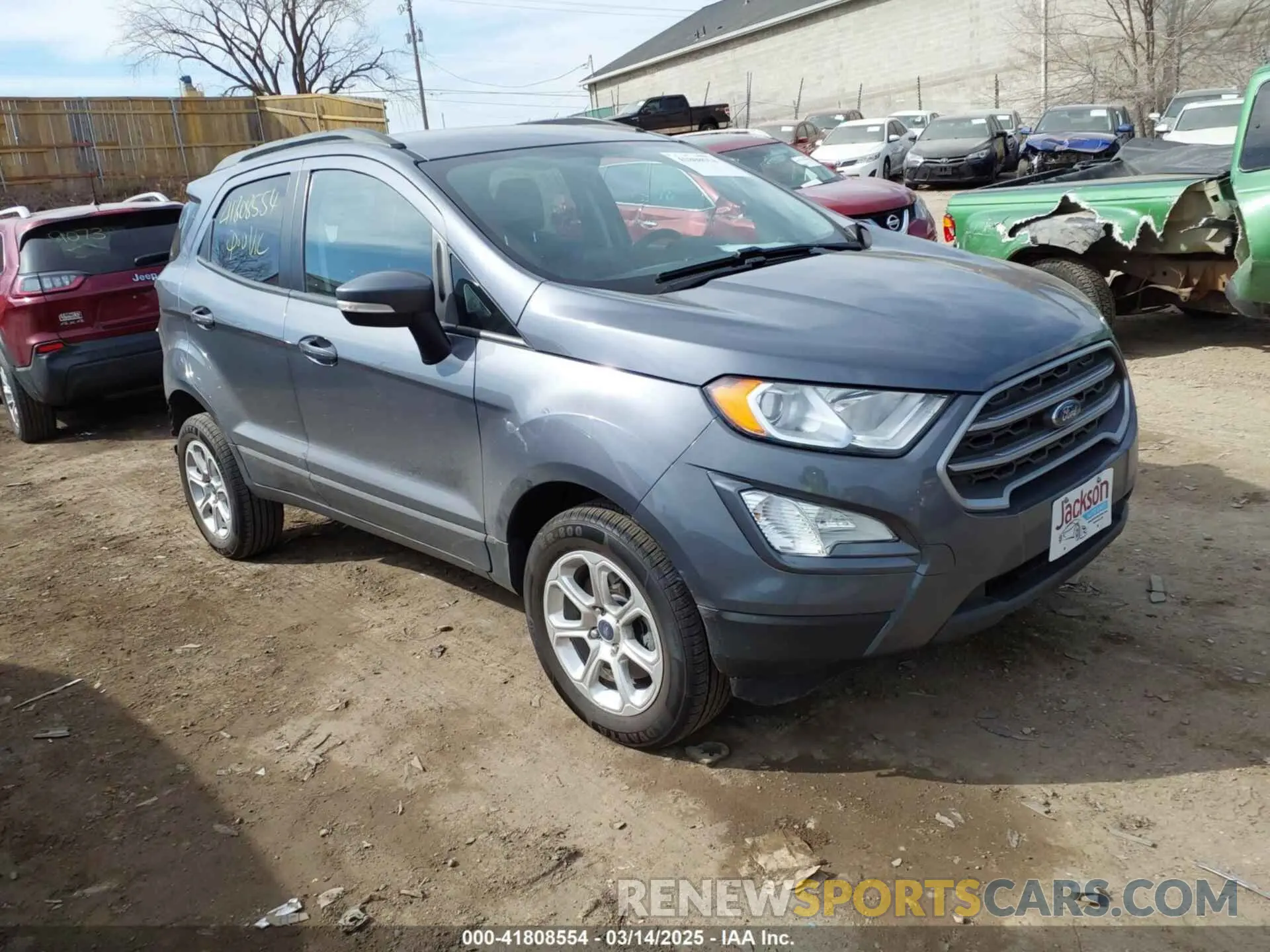1 Photograph of a damaged car MAJ6S3GL1MC425050 FORD ECOSPORT 2021