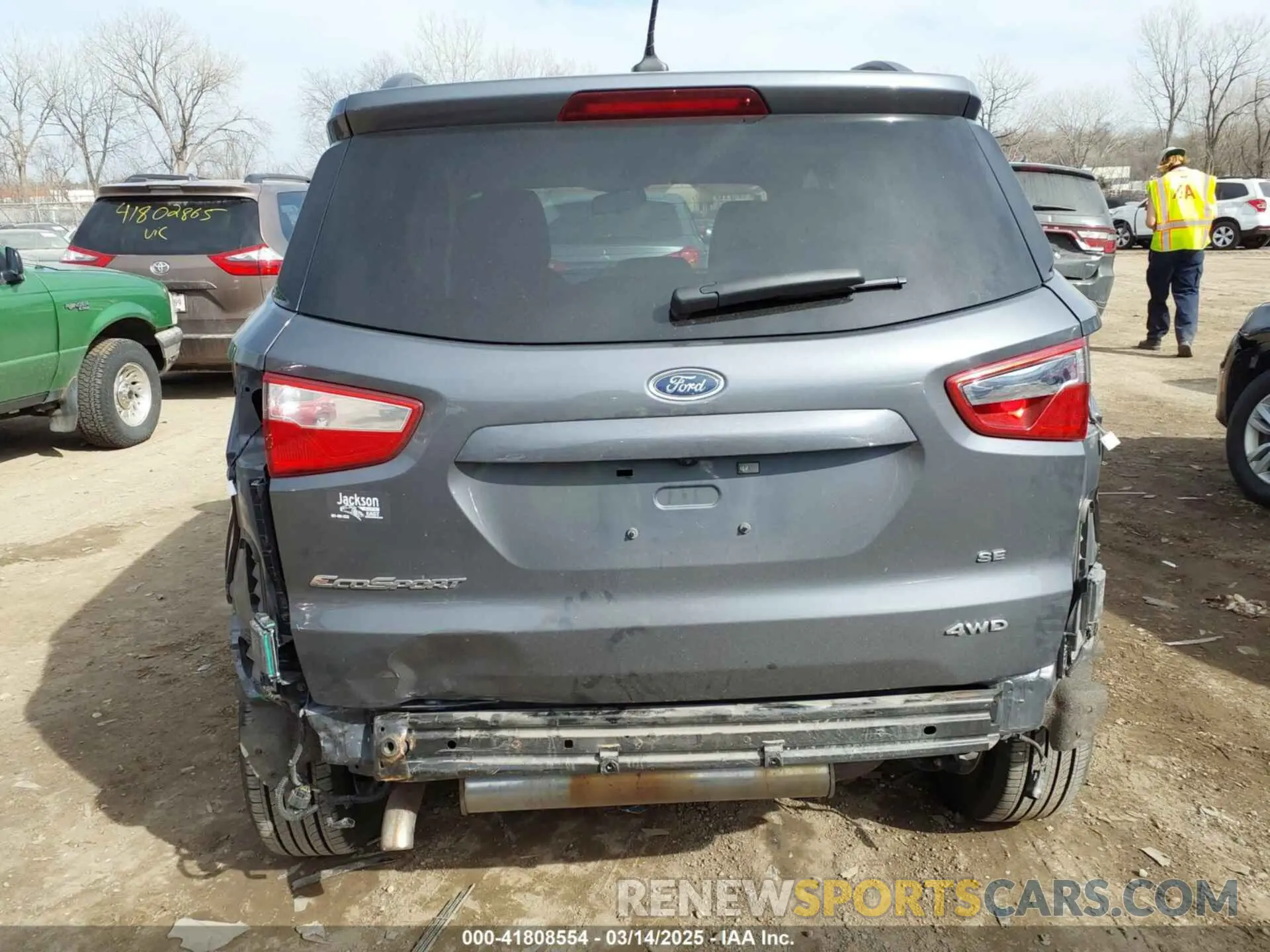16 Photograph of a damaged car MAJ6S3GL1MC425050 FORD ECOSPORT 2021