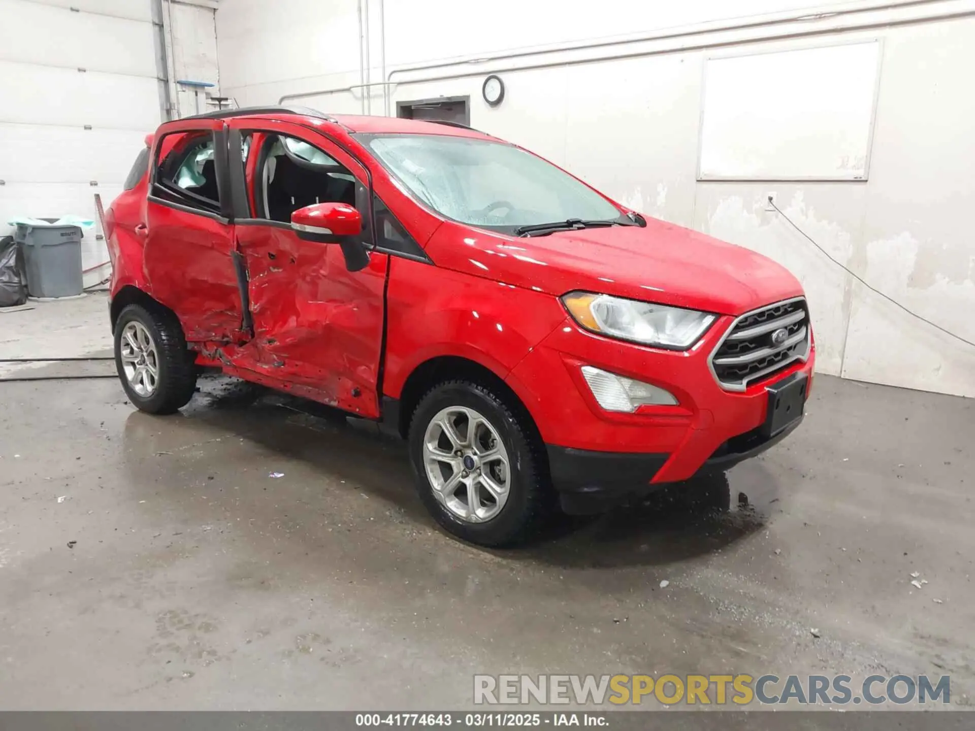 1 Photograph of a damaged car MAJ6S3GL1MC442138 FORD ECOSPORT 2021
