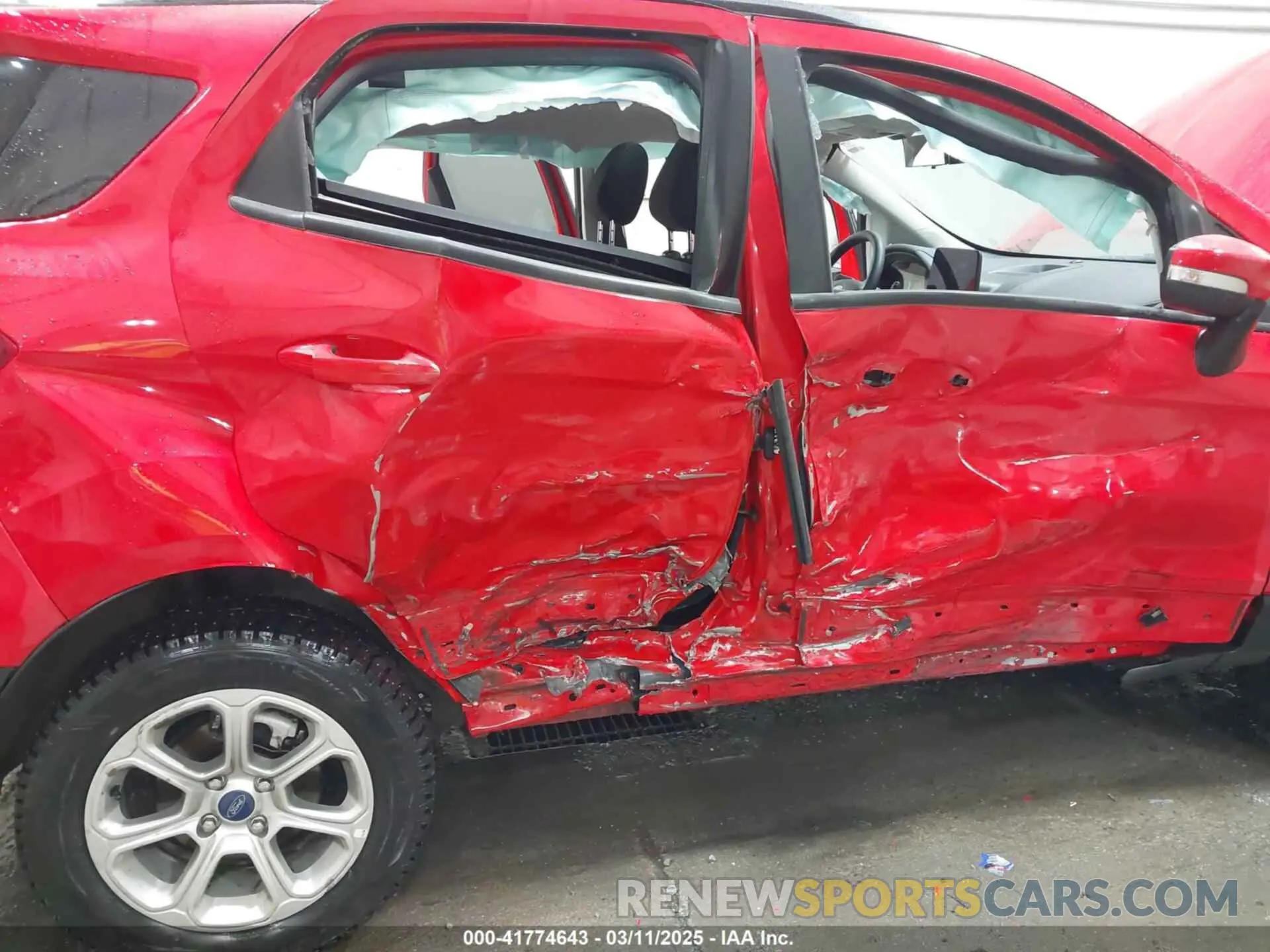 6 Photograph of a damaged car MAJ6S3GL1MC442138 FORD ECOSPORT 2021