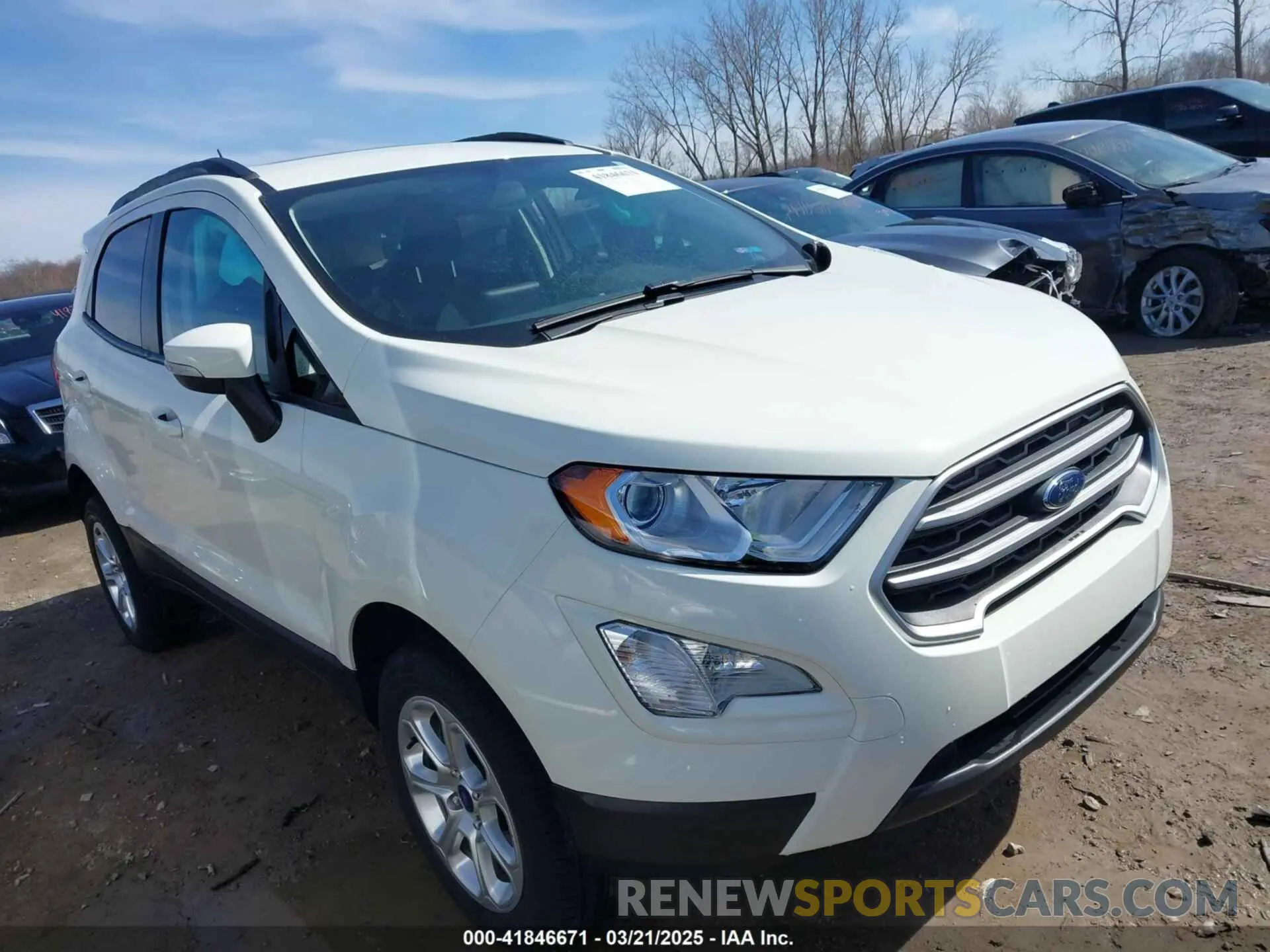 1 Photograph of a damaged car MAJ6S3GL2MC455206 FORD ECOSPORT 2021
