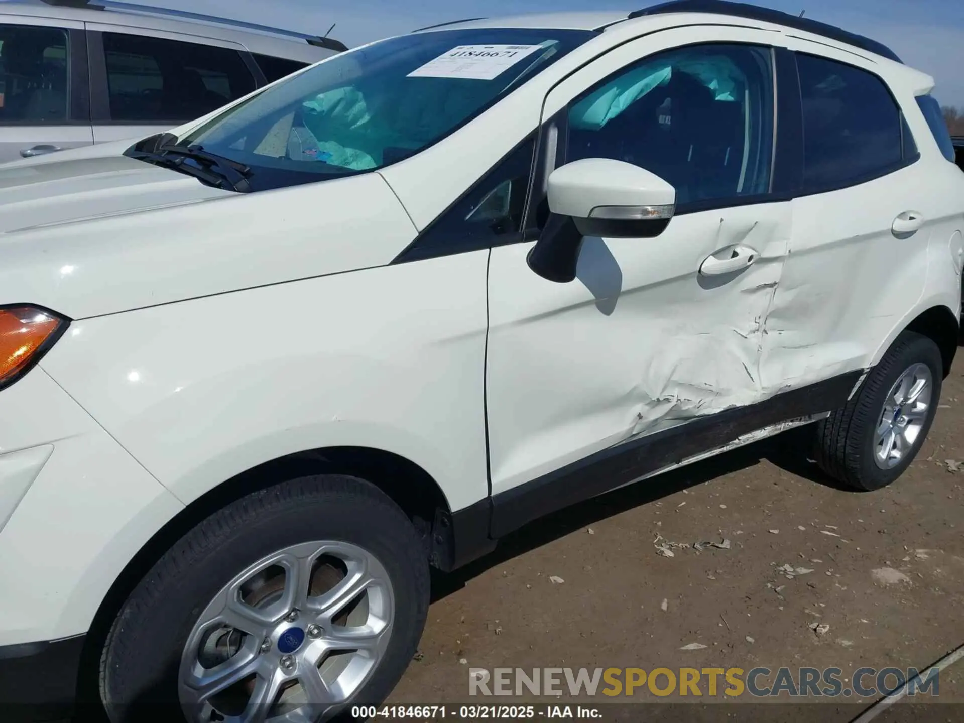 6 Photograph of a damaged car MAJ6S3GL2MC455206 FORD ECOSPORT 2021