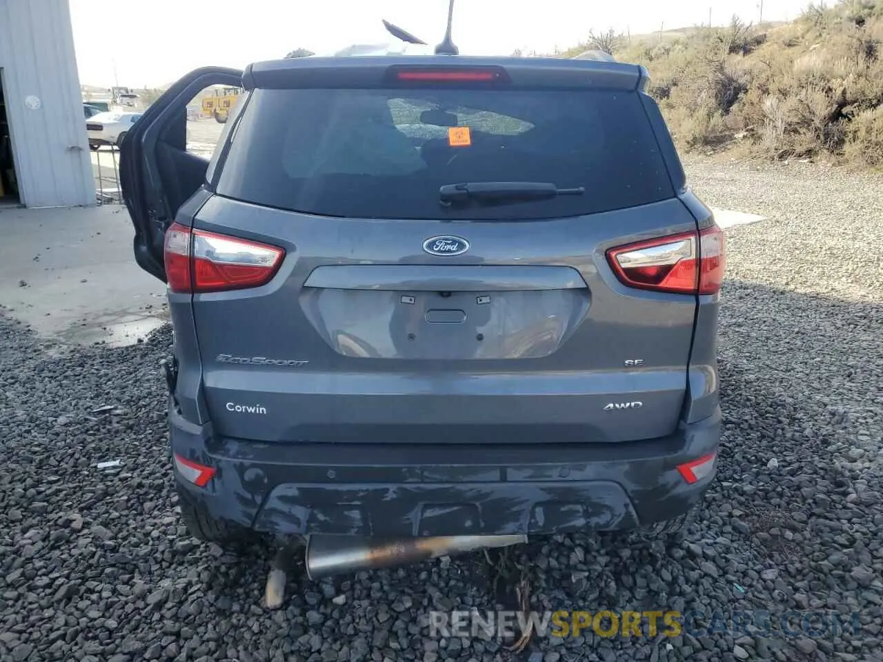 6 Photograph of a damaged car MAJ6S3GL3MC424739 FORD ECOSPORT 2021