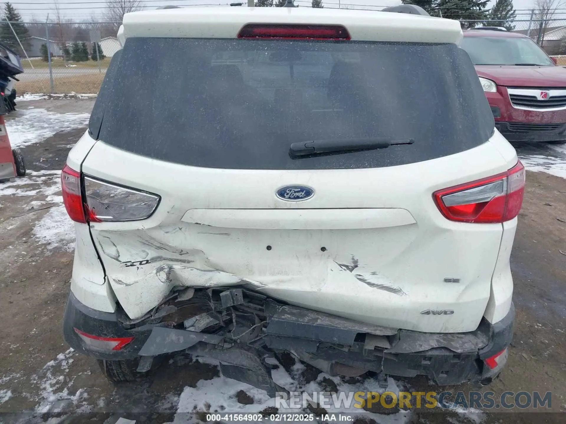 16 Photograph of a damaged car MAJ6S3GL3MC429469 FORD ECOSPORT 2021
