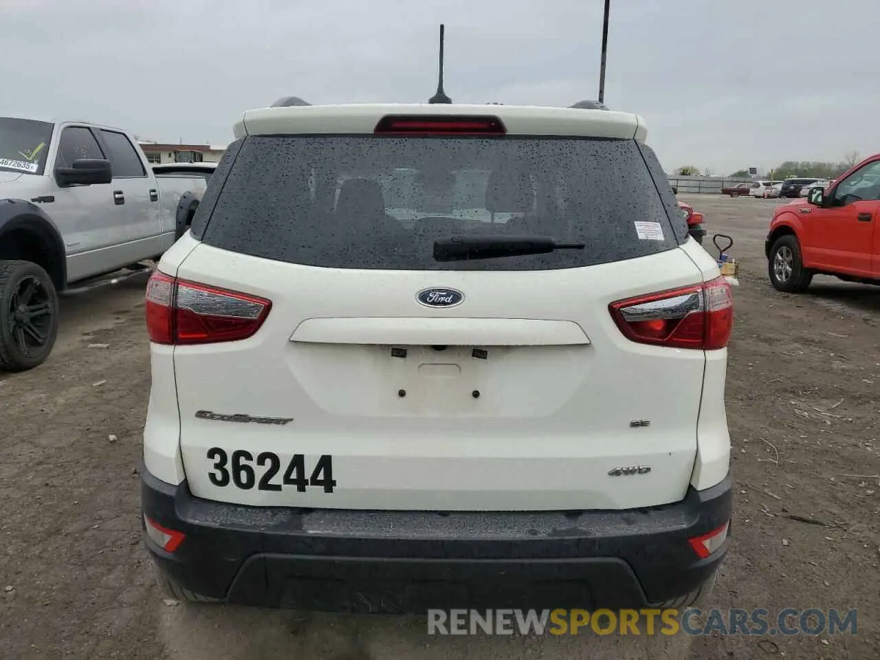 6 Photograph of a damaged car MAJ6S3GL3MC436244 FORD ECOSPORT 2021