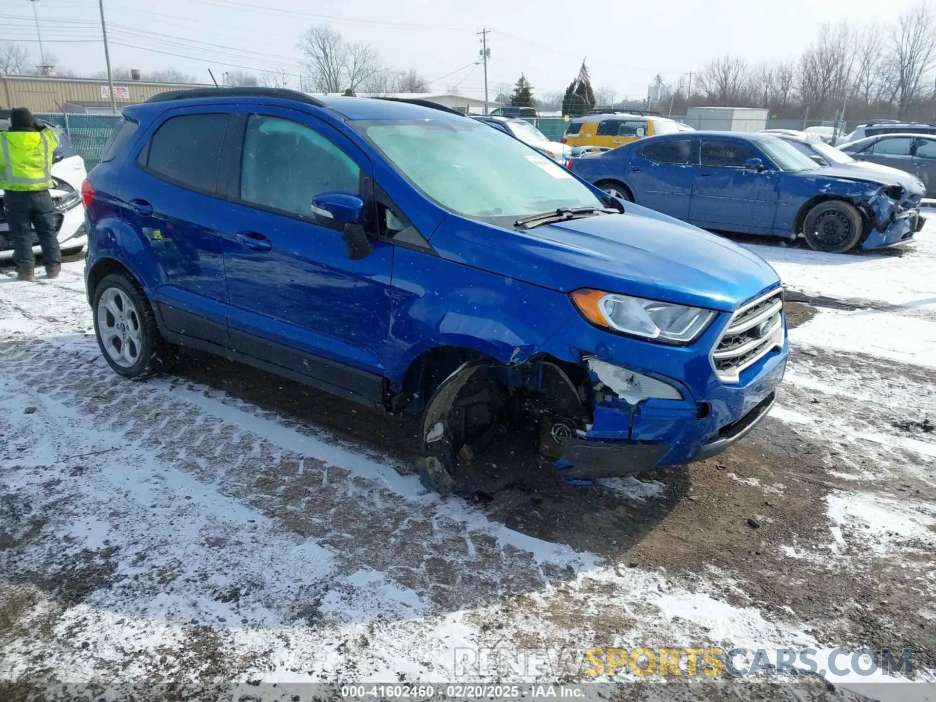1 Photograph of a damaged car MAJ6S3GL3MC451147 FORD ECOSPORT 2021