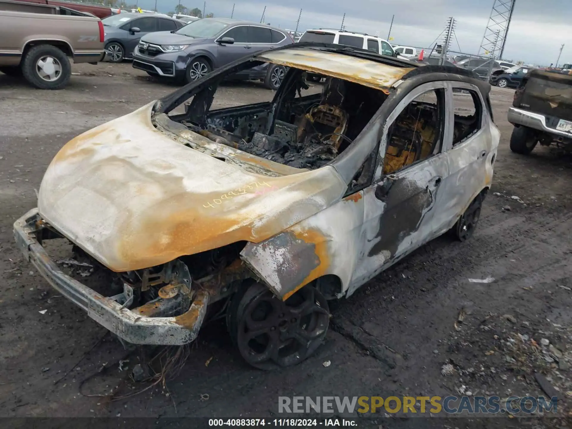 2 Photograph of a damaged car MAJ6S3GL5MC424760 FORD ECOSPORT 2021