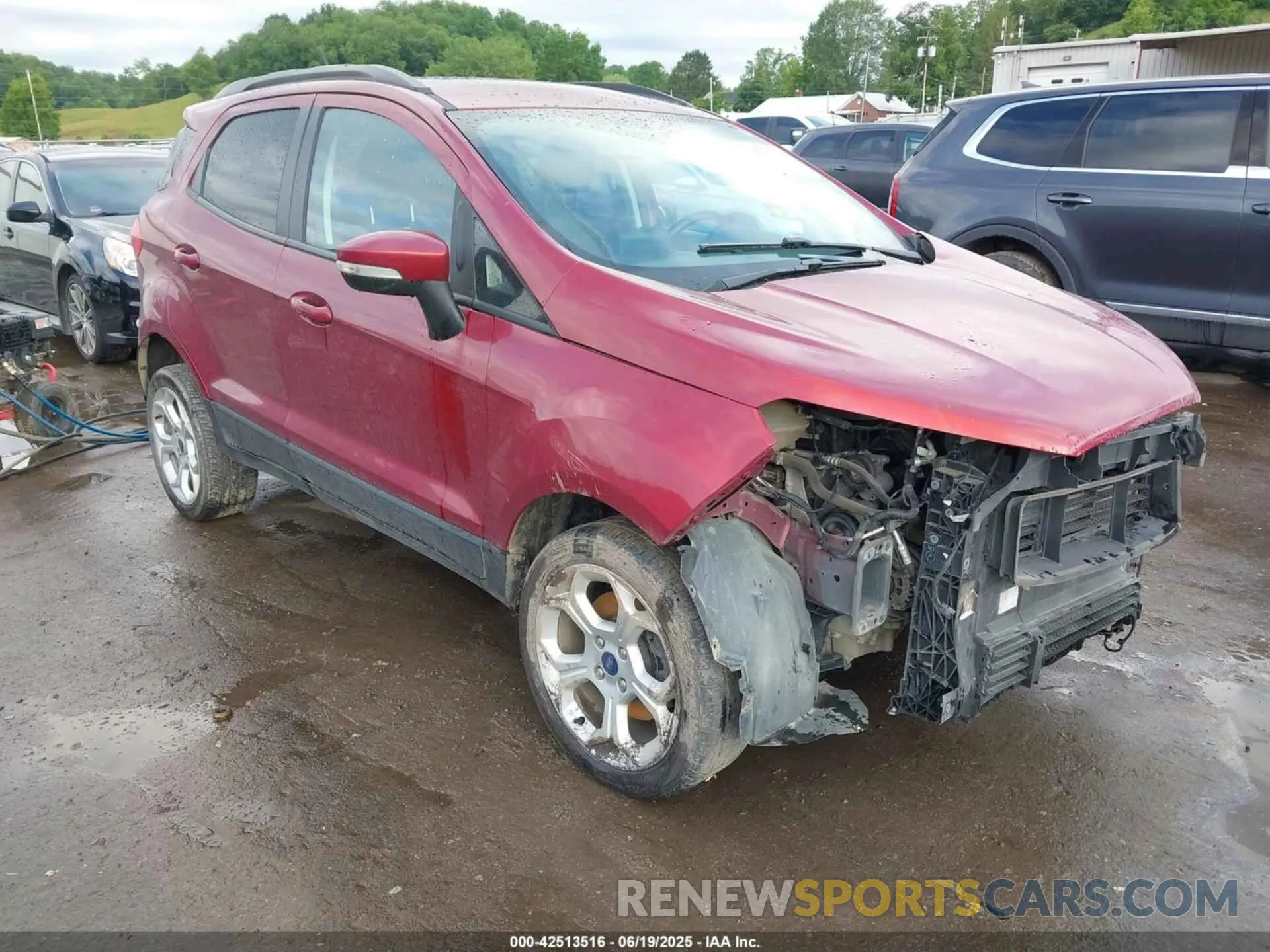 1 Photograph of a damaged car MAJ6S3GL6MC403500 FORD ECOSPORT 2021