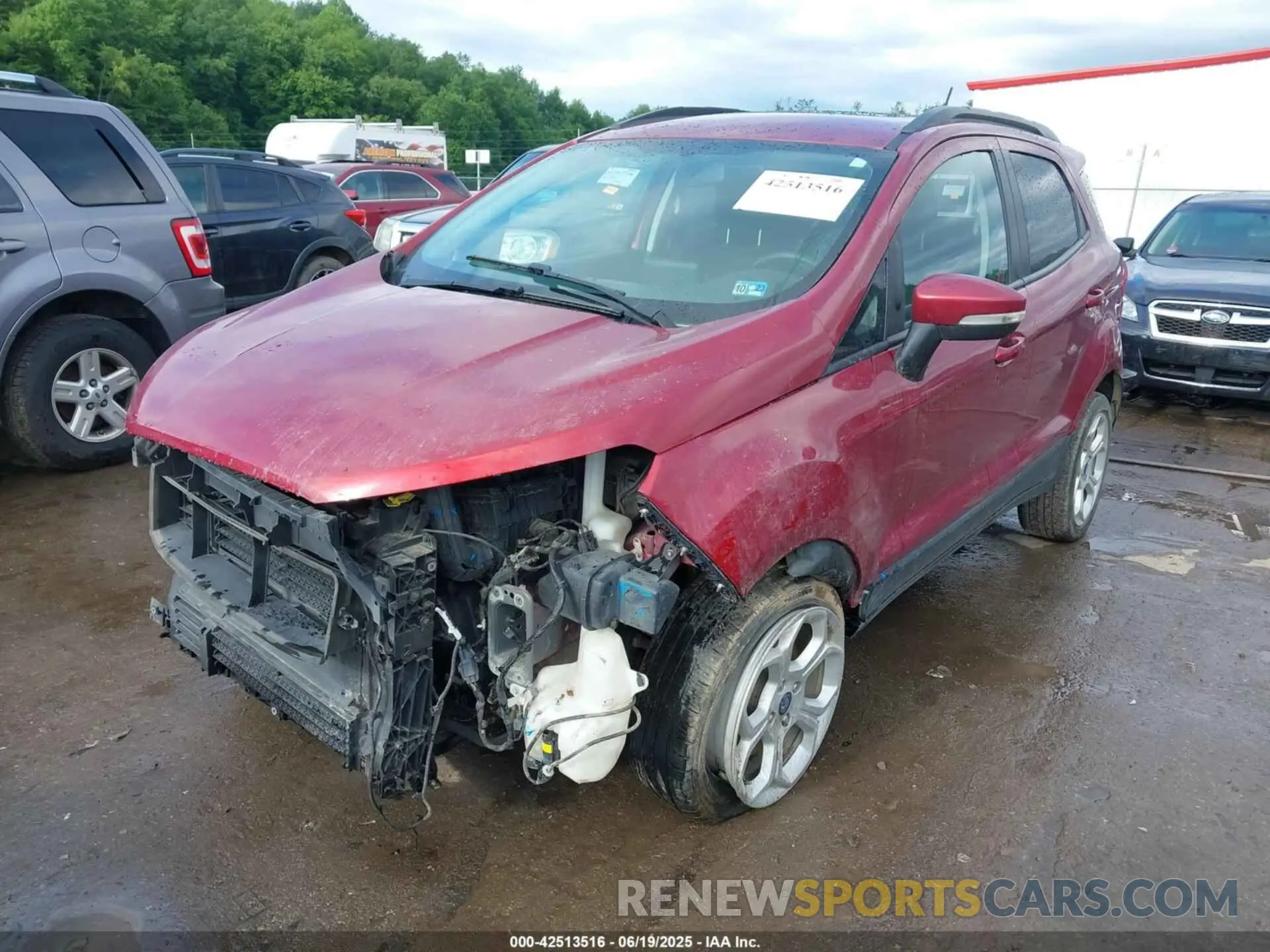 2 Photograph of a damaged car MAJ6S3GL6MC403500 FORD ECOSPORT 2021
