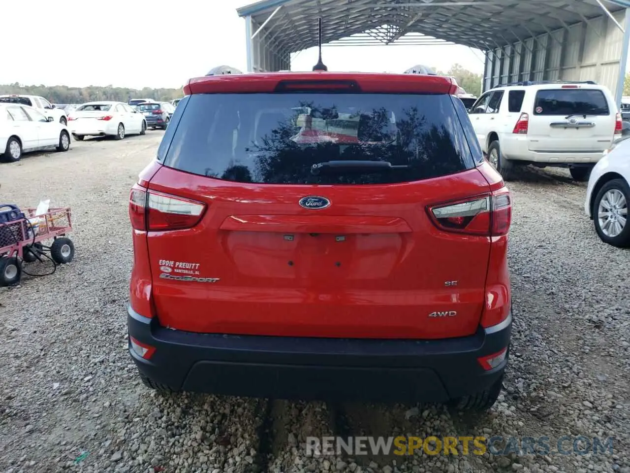 6 Photograph of a damaged car MAJ6S3GL6MC407014 FORD ECOSPORT 2021