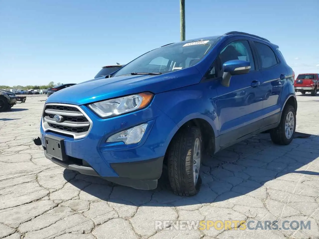 1 Photograph of a damaged car MAJ6S3GL6MC409572 FORD ECOSPORT 2021