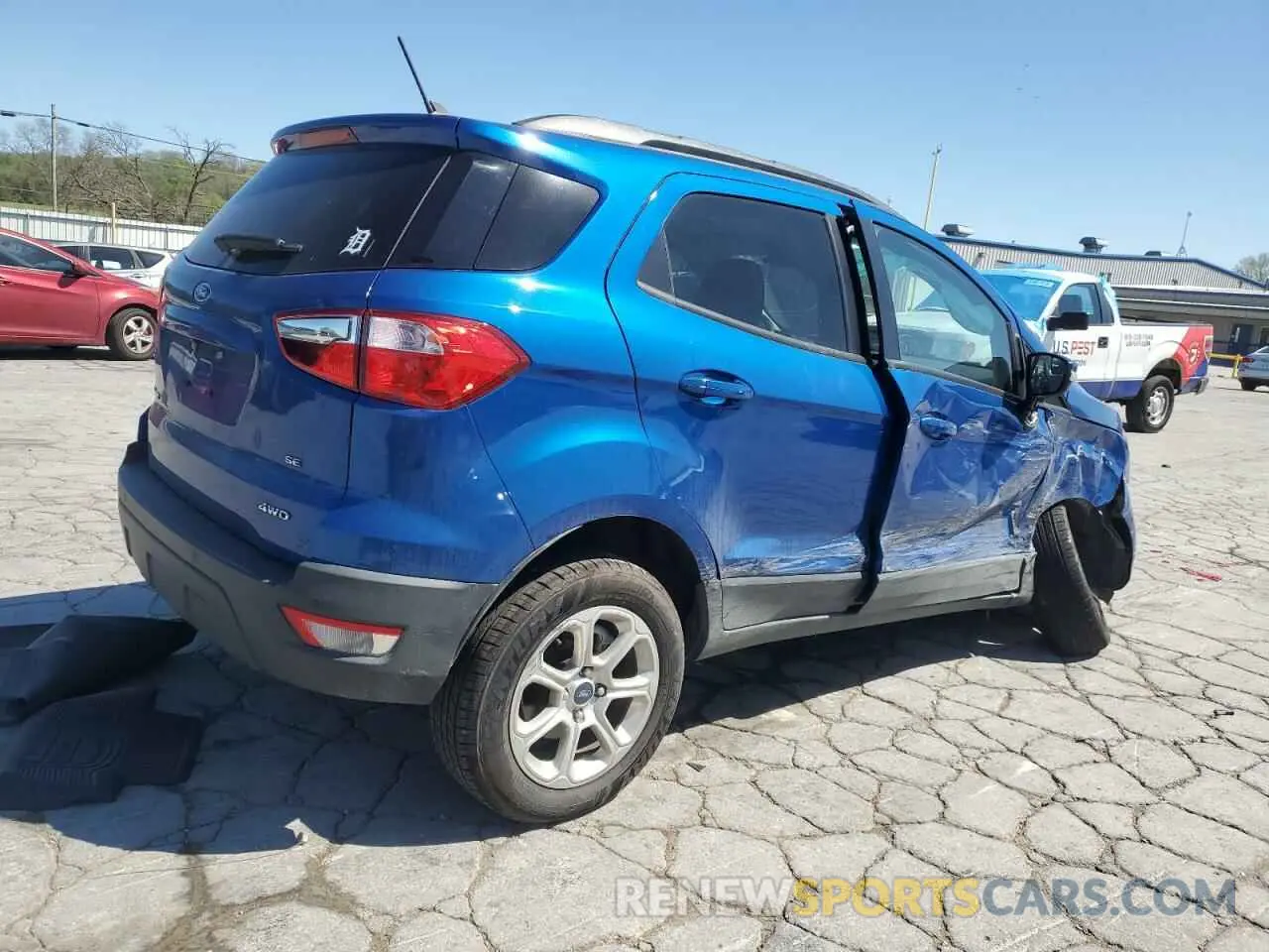 3 Photograph of a damaged car MAJ6S3GL6MC409572 FORD ECOSPORT 2021