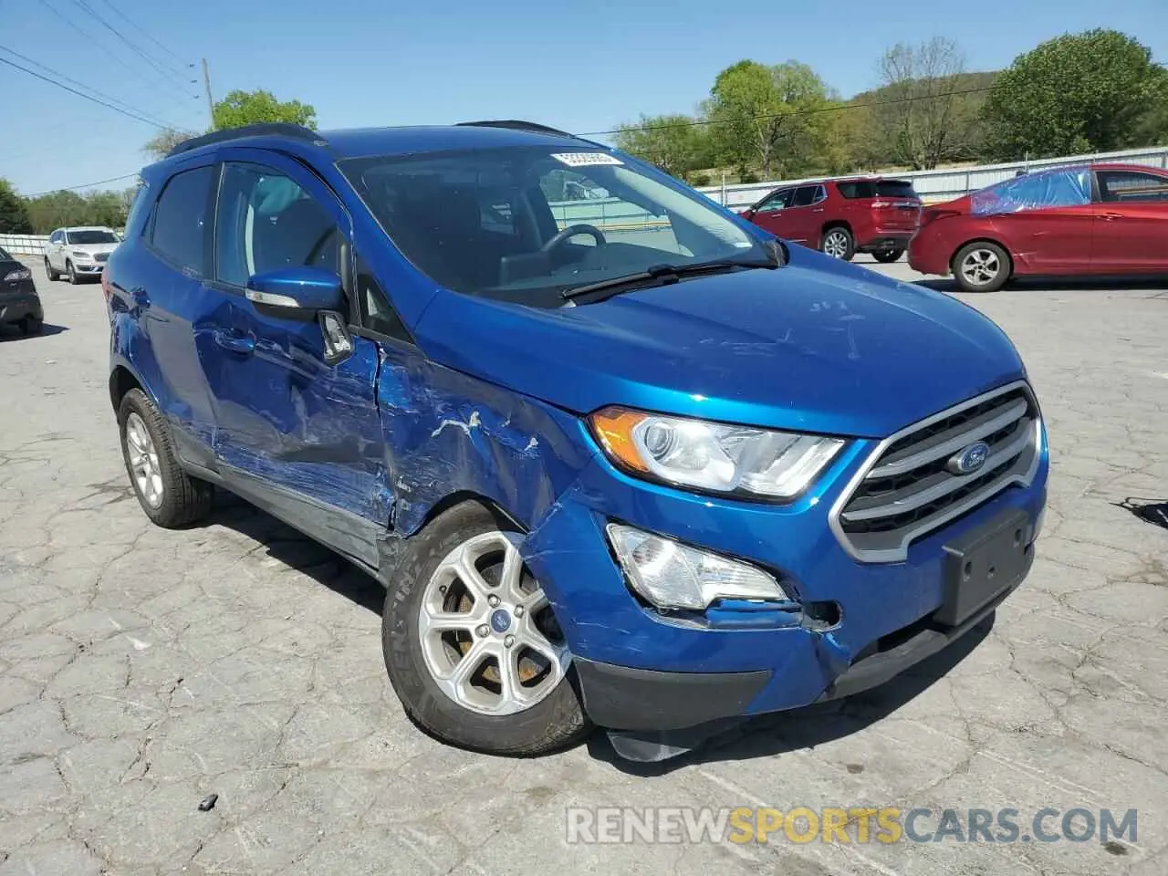 4 Photograph of a damaged car MAJ6S3GL6MC409572 FORD ECOSPORT 2021