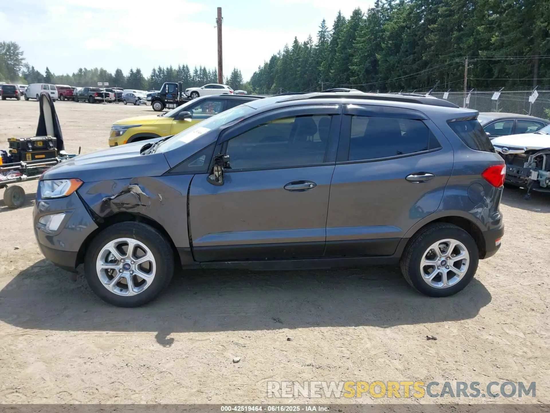 14 Photograph of a damaged car MAJ6S3GL6MC454589 FORD ECOSPORT 2021