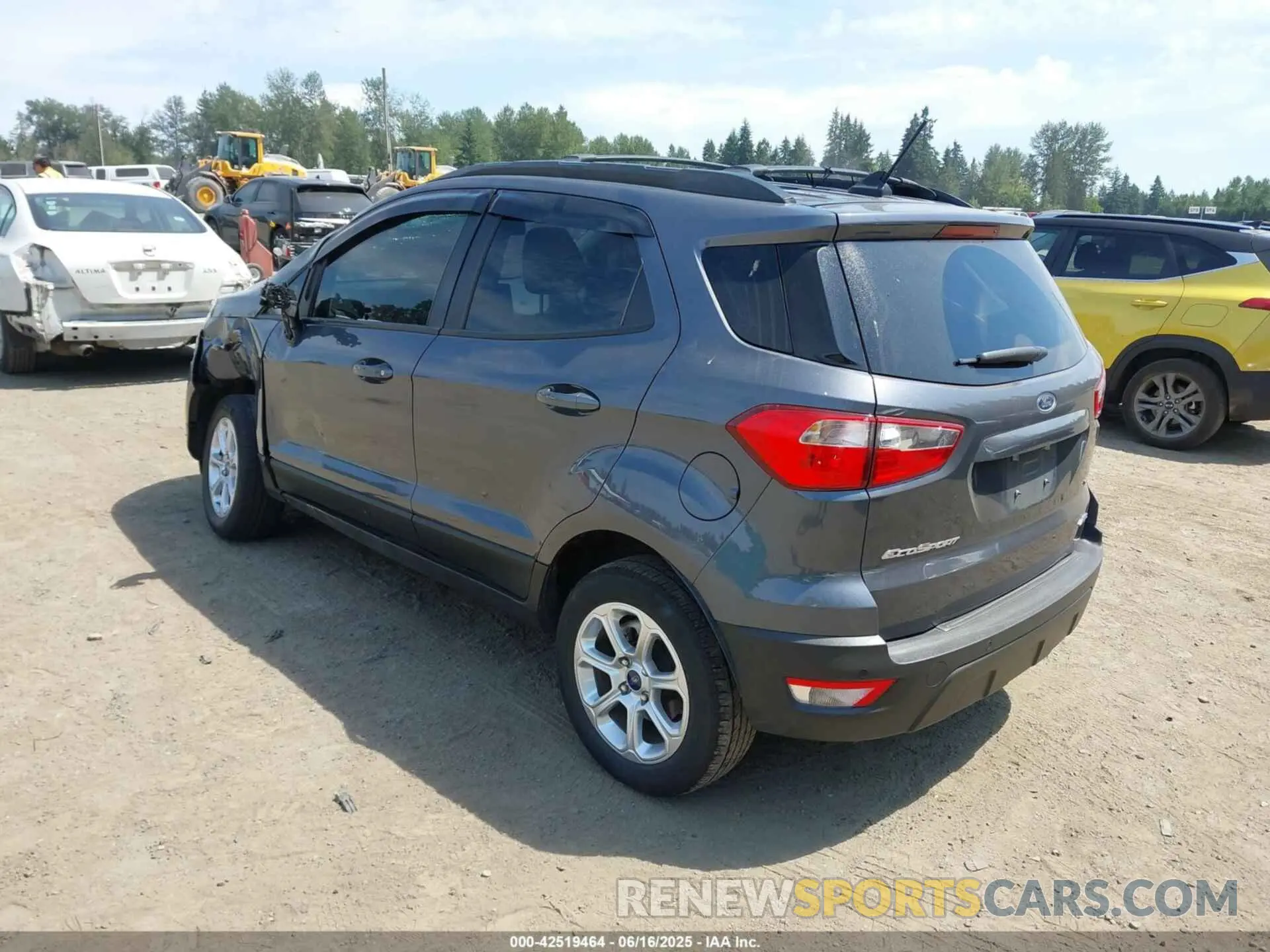 3 Photograph of a damaged car MAJ6S3GL6MC454589 FORD ECOSPORT 2021
