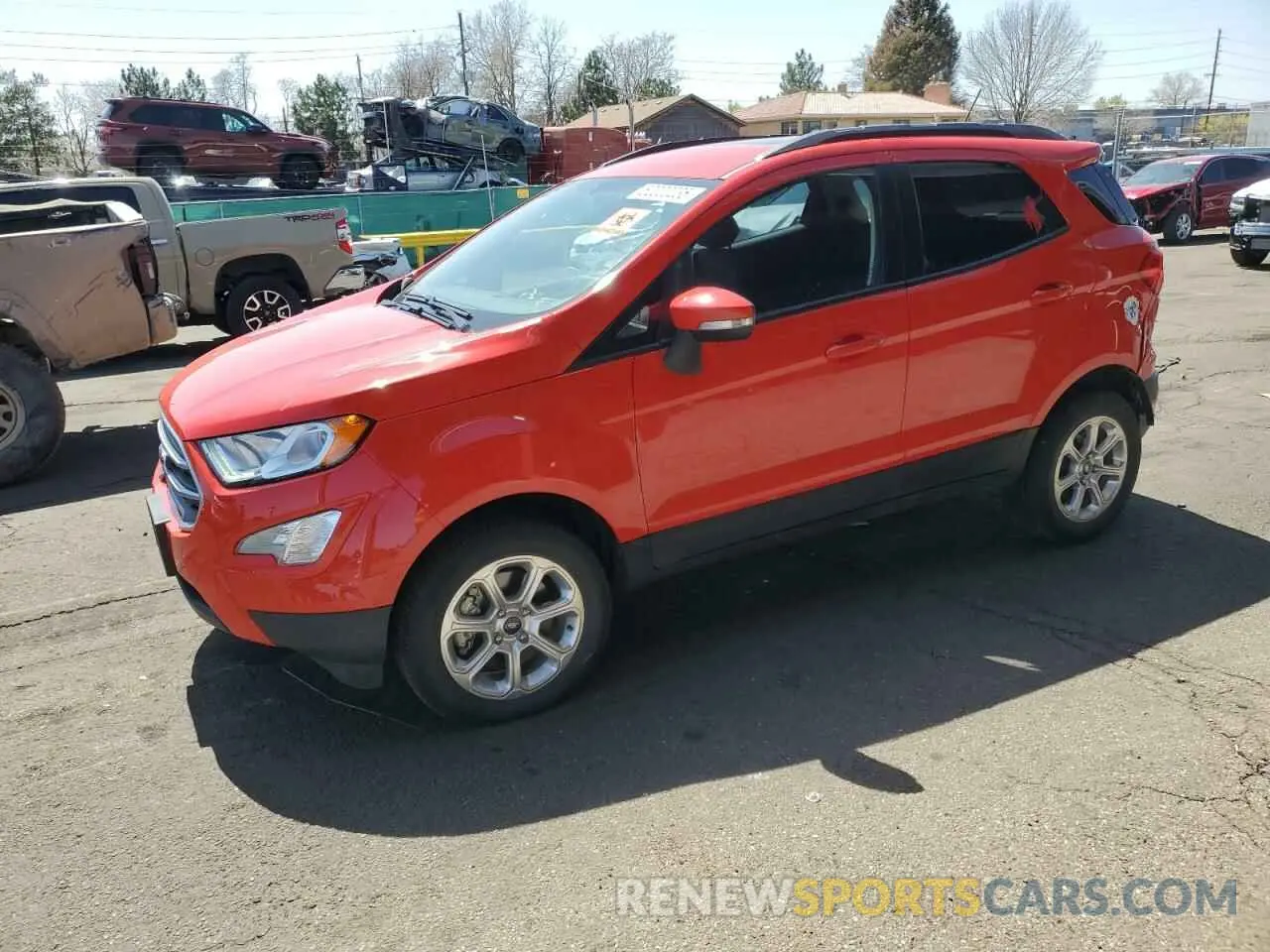 1 Photograph of a damaged car MAJ6S3GL7MC405353 FORD ECOSPORT 2021