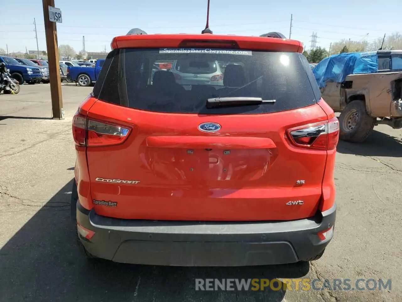 6 Photograph of a damaged car MAJ6S3GL7MC405353 FORD ECOSPORT 2021