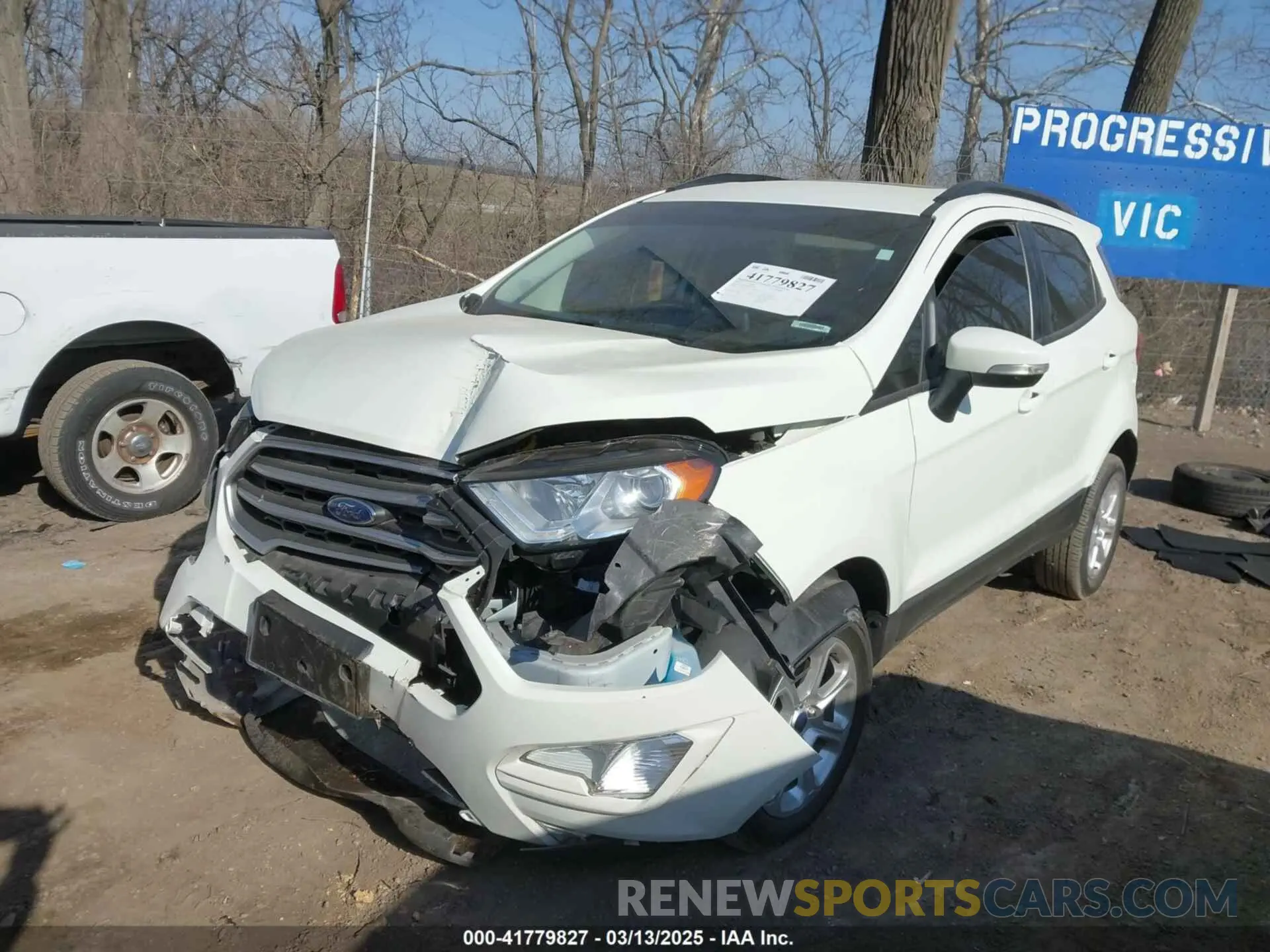 2 Photograph of a damaged car MAJ6S3GL8MC396971 FORD ECOSPORT 2021