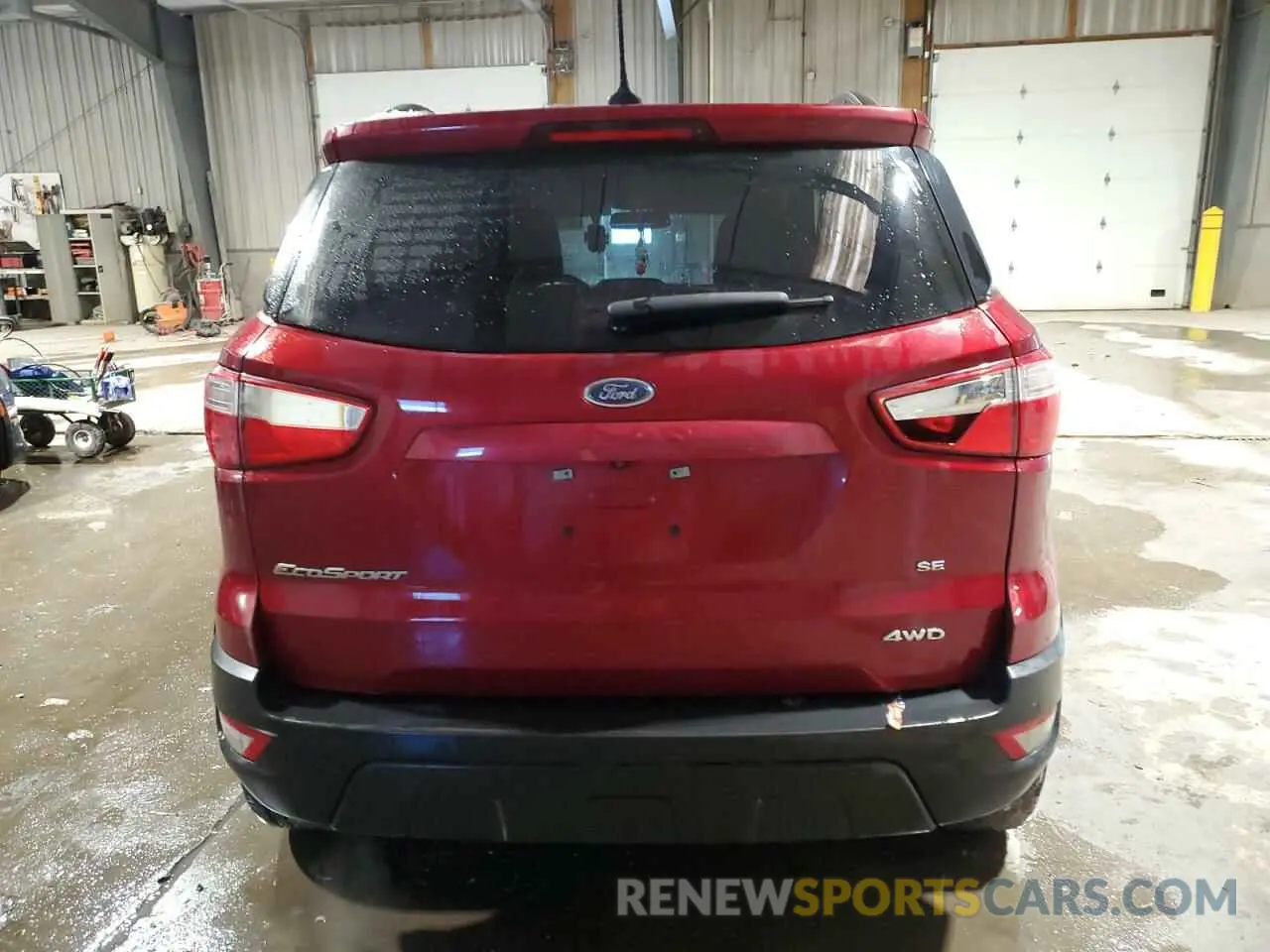 6 Photograph of a damaged car MAJ6S3GL9MC408464 FORD ECOSPORT 2021