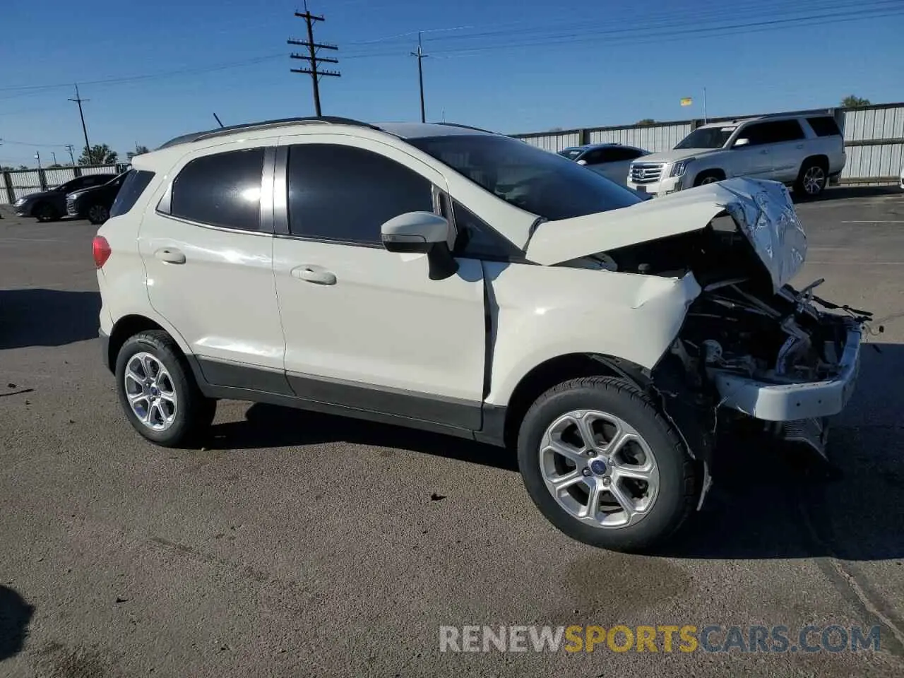 4 Photograph of a damaged car MAJ6S3GL9MC425314 FORD ECOSPORT 2021