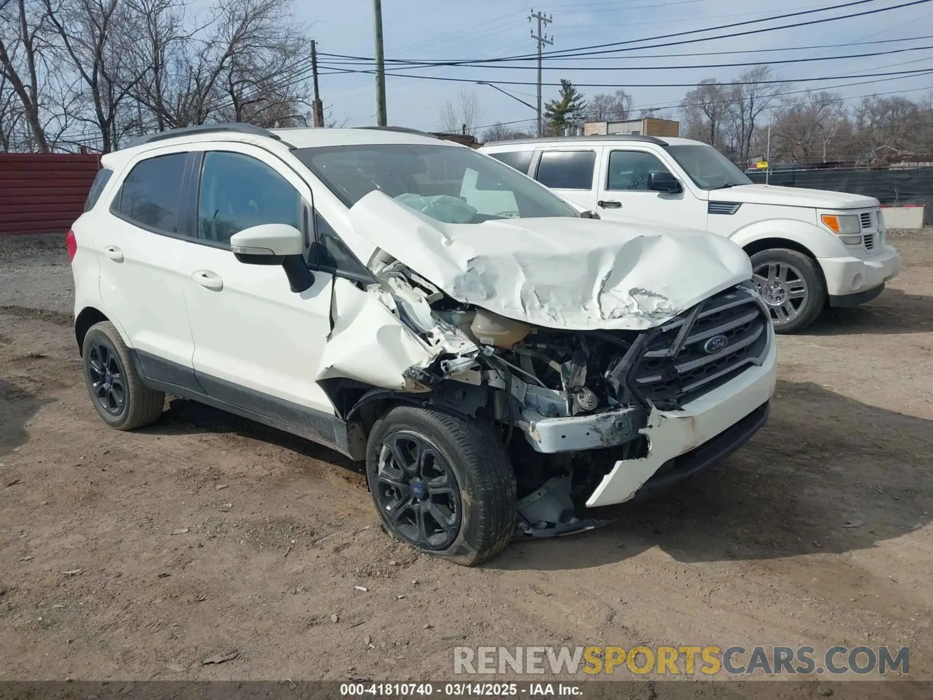1 Photograph of a damaged car MAJ6S3GL9MC451248 FORD ECOSPORT 2021
