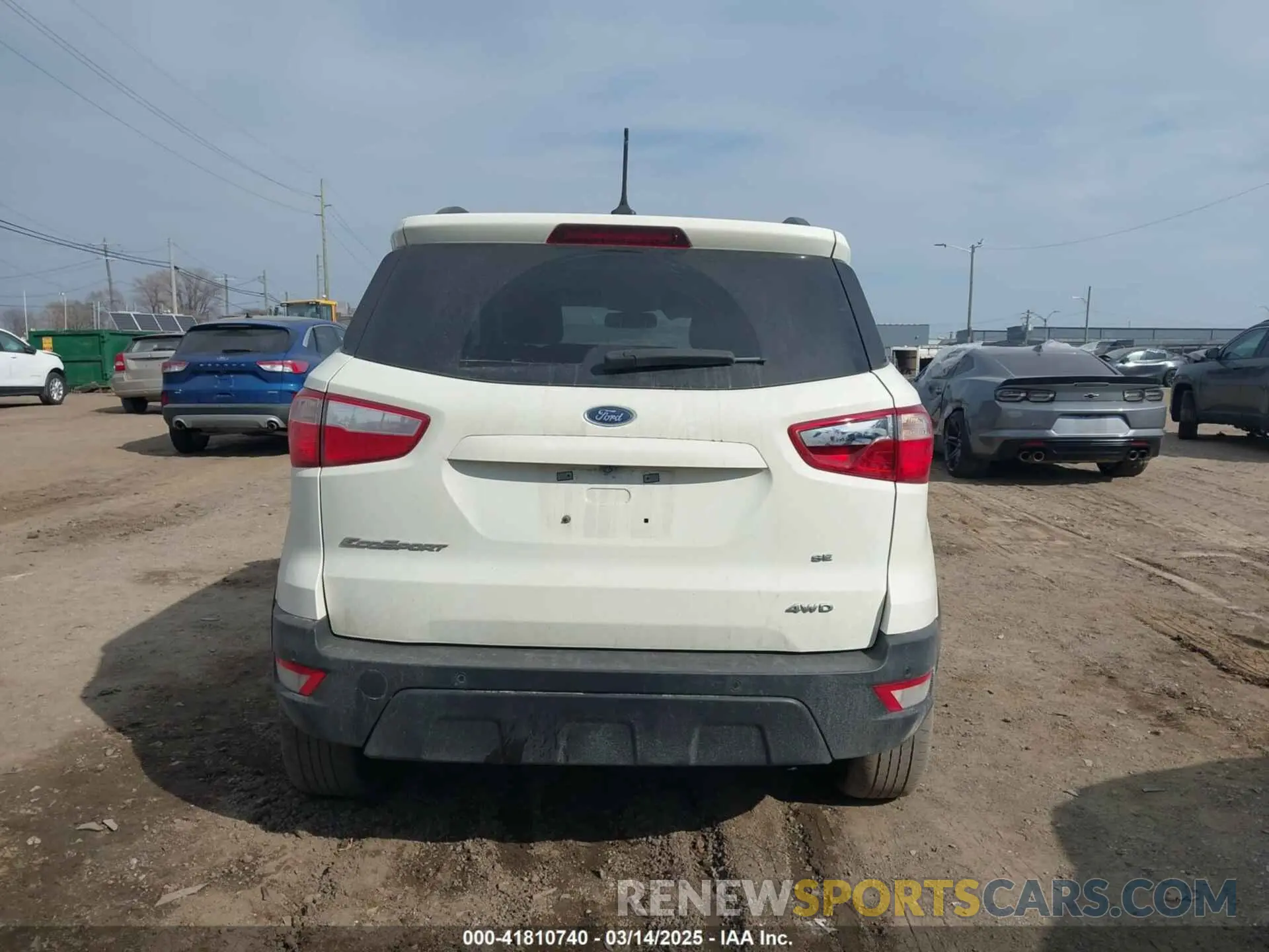 16 Photograph of a damaged car MAJ6S3GL9MC451248 FORD ECOSPORT 2021