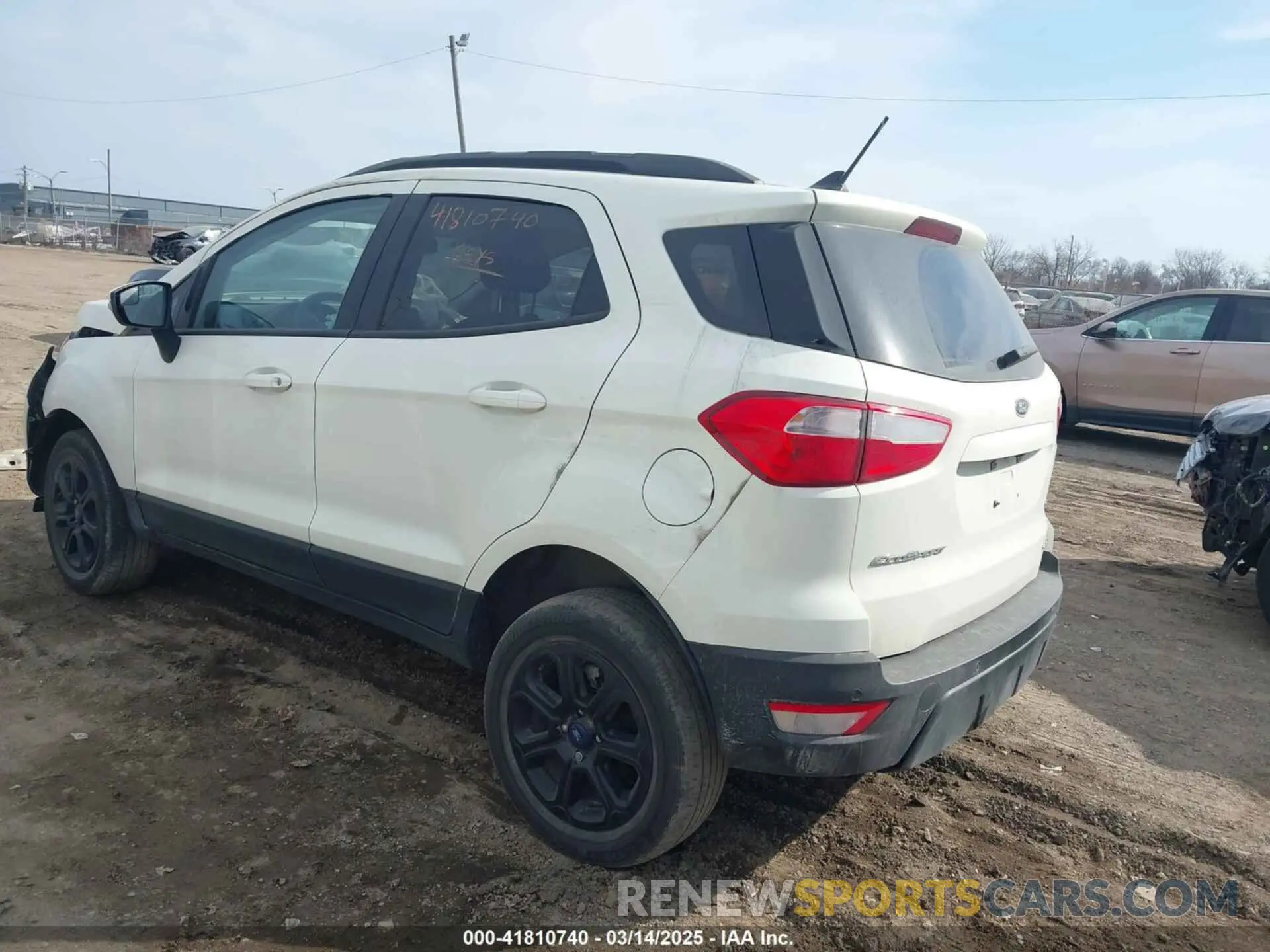 3 Photograph of a damaged car MAJ6S3GL9MC451248 FORD ECOSPORT 2021