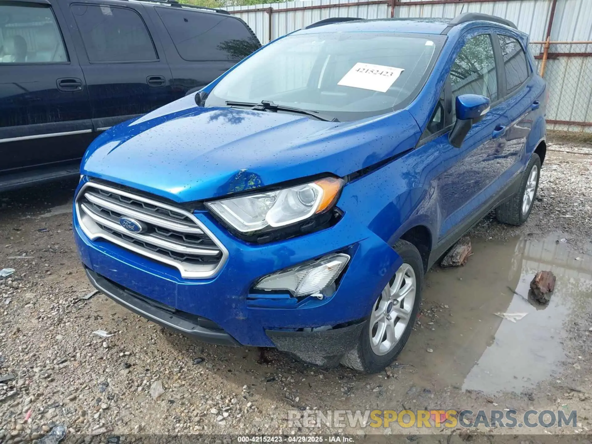 6 Photograph of a damaged car MAJ6S3GLXMC427038 FORD ECOSPORT 2021