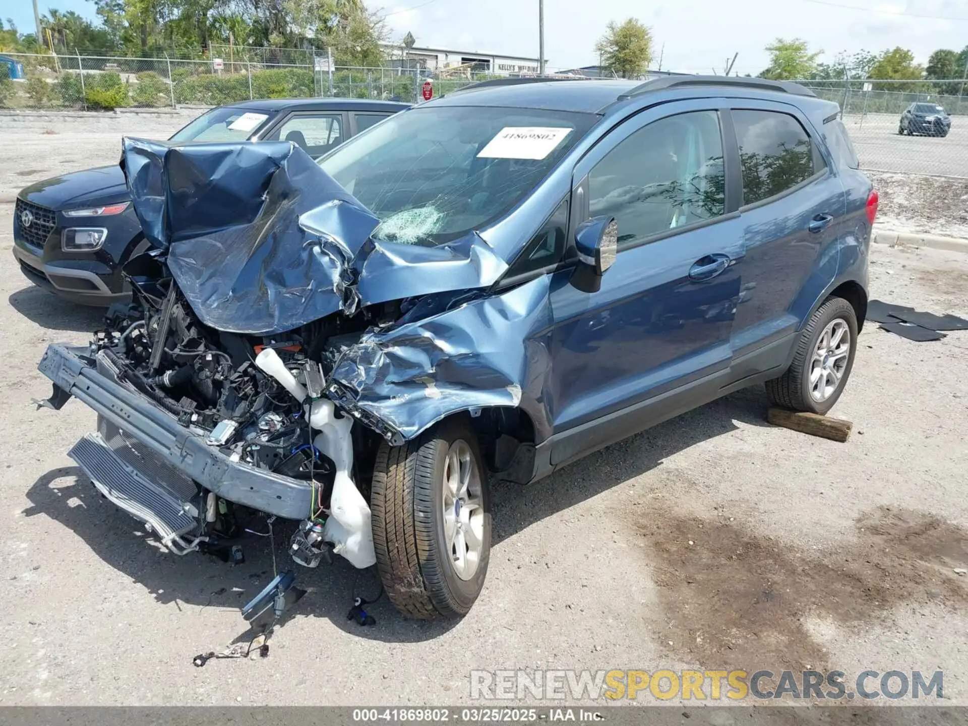 2 Photograph of a damaged car MAJ6S3GLXMC441005 FORD ECOSPORT 2021