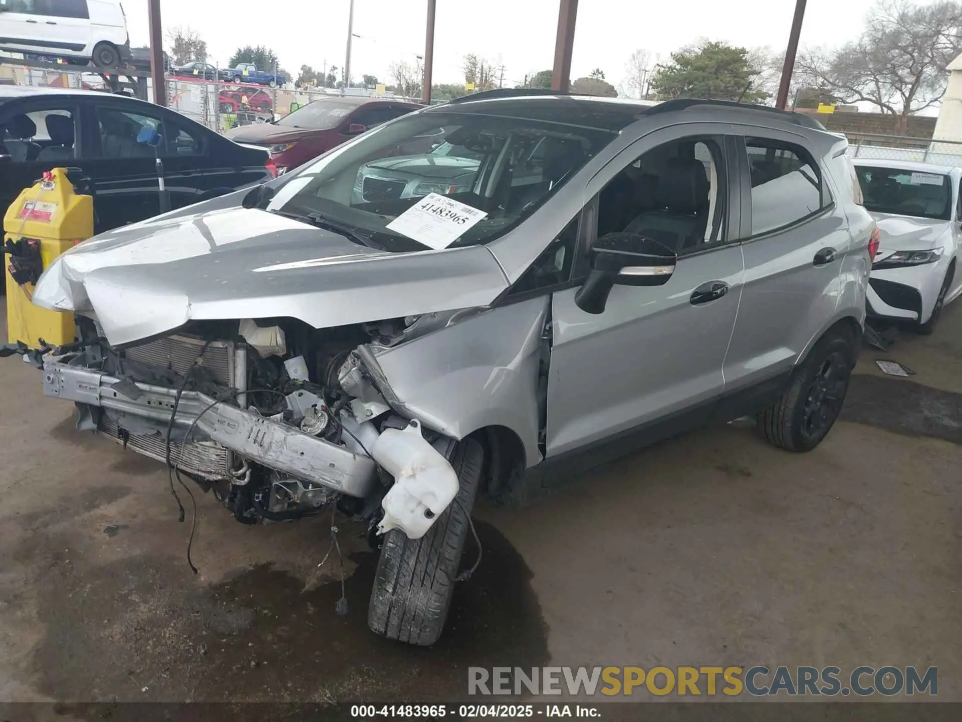2 Photograph of a damaged car MAJ6S3JL2MC424921 FORD ECOSPORT 2021