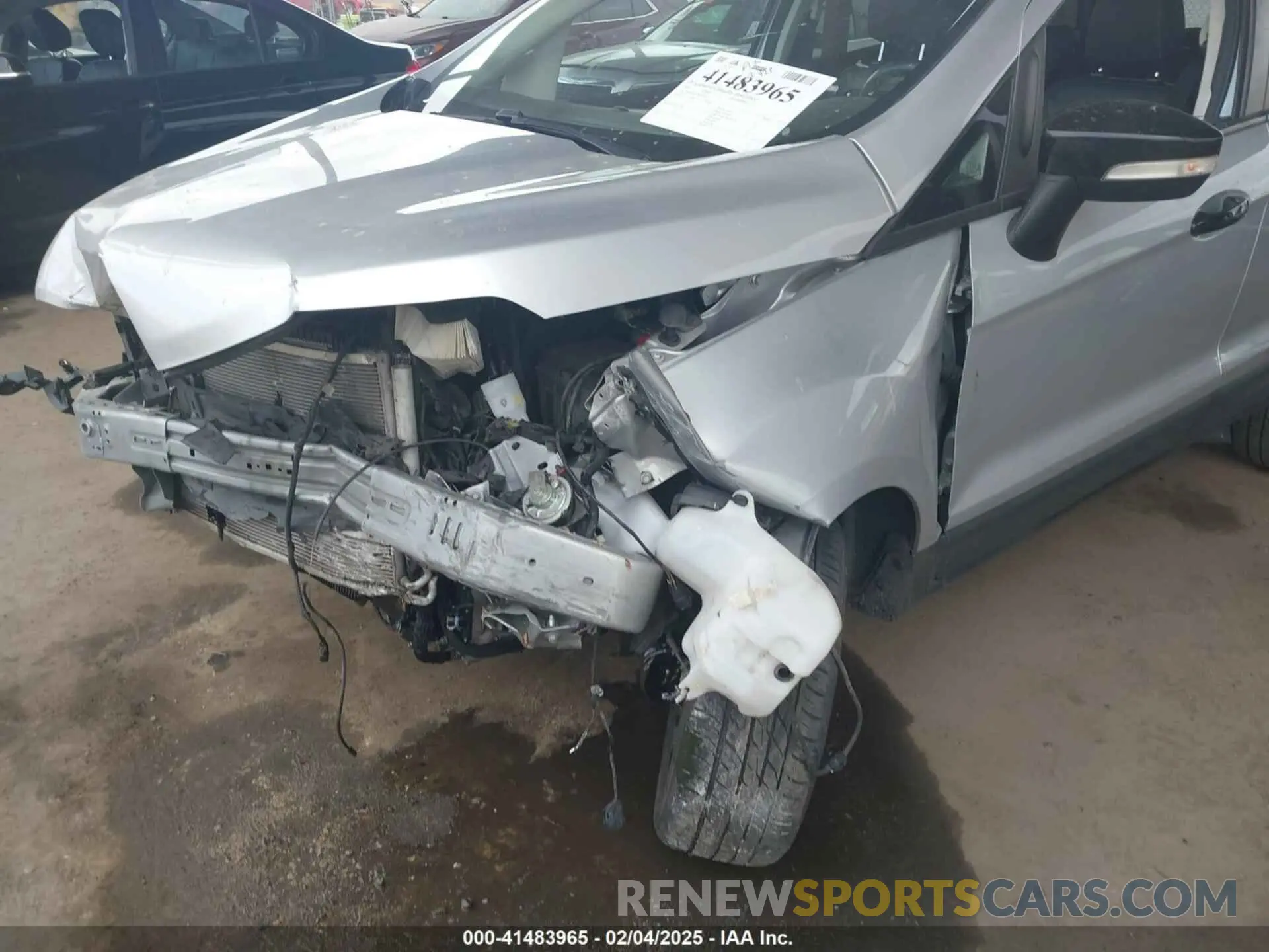 6 Photograph of a damaged car MAJ6S3JL2MC424921 FORD ECOSPORT 2021