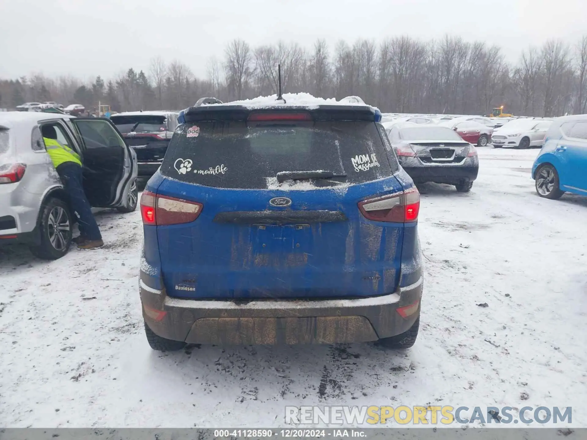 16 Photograph of a damaged car MAJ6S3JL4MC403522 FORD ECOSPORT 2021