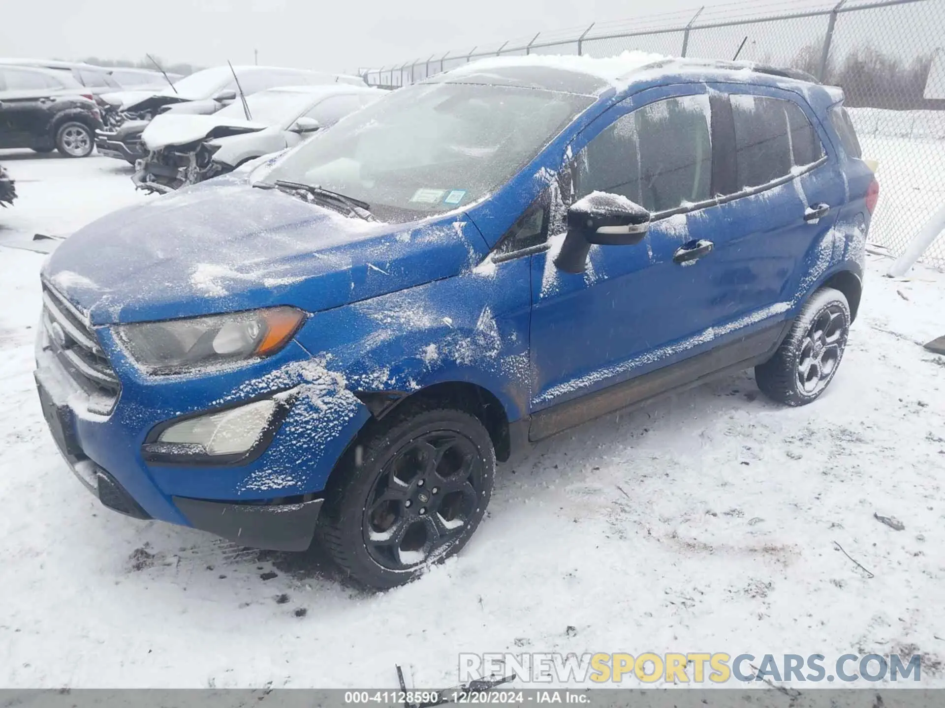 2 Photograph of a damaged car MAJ6S3JL4MC403522 FORD ECOSPORT 2021