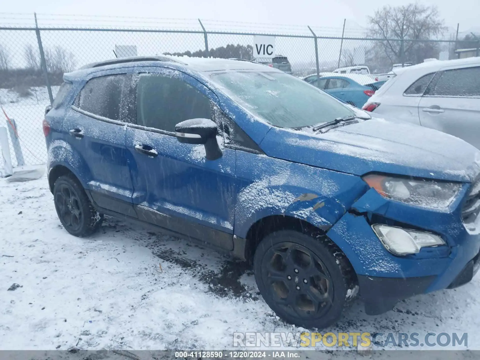 6 Photograph of a damaged car MAJ6S3JL4MC403522 FORD ECOSPORT 2021